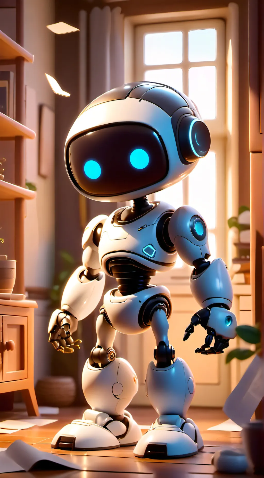 ai character: error background