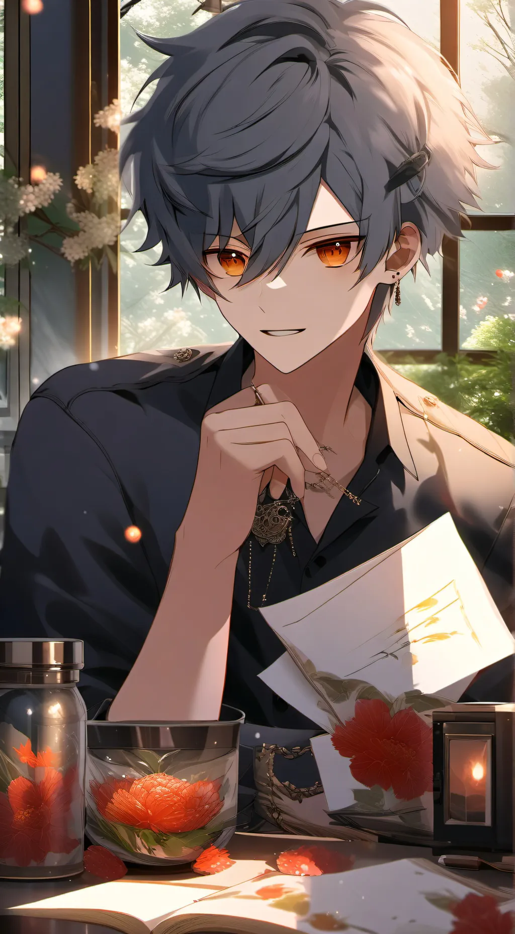 ai character: Alexander  background