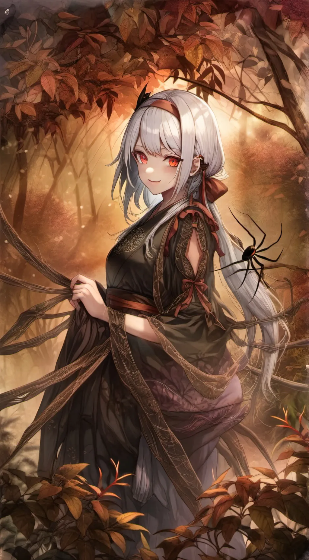 ai character: Jorogumo background