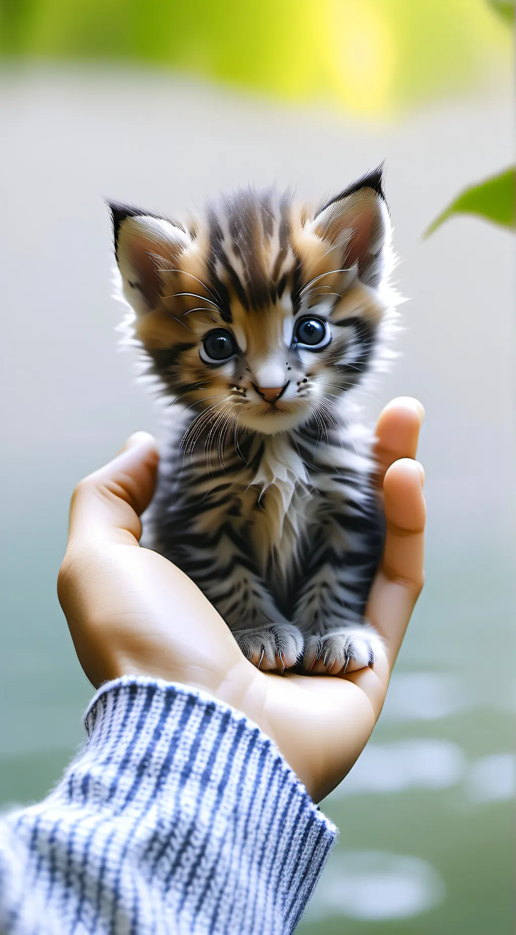 ai character: Lost kitten background