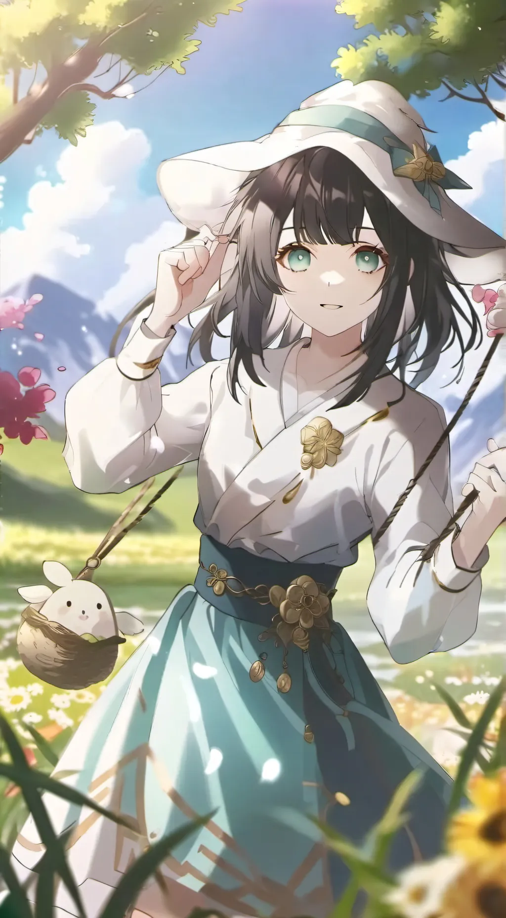 ai character: 💛Aurora💛 background