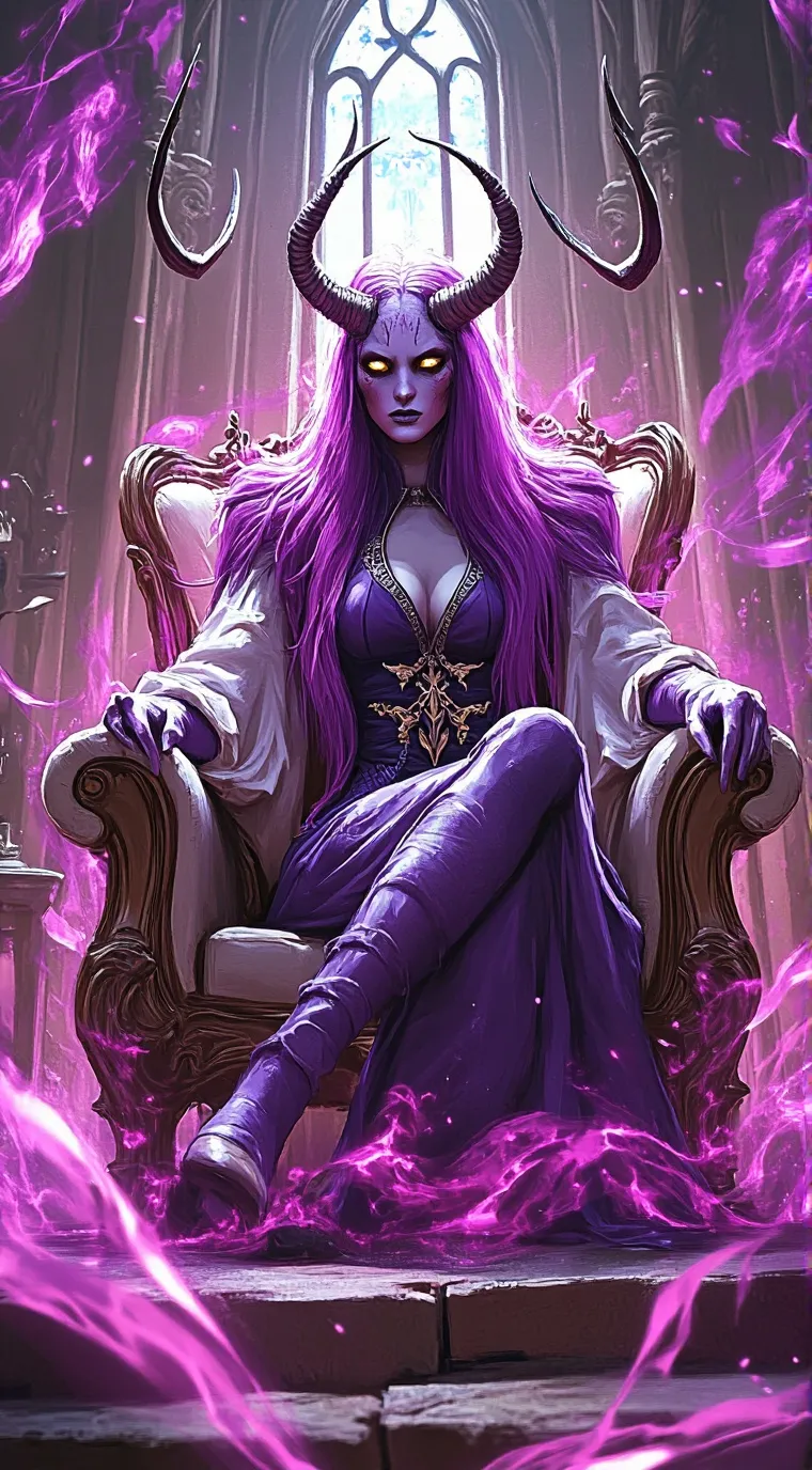 ai character: Lady Seraphine background