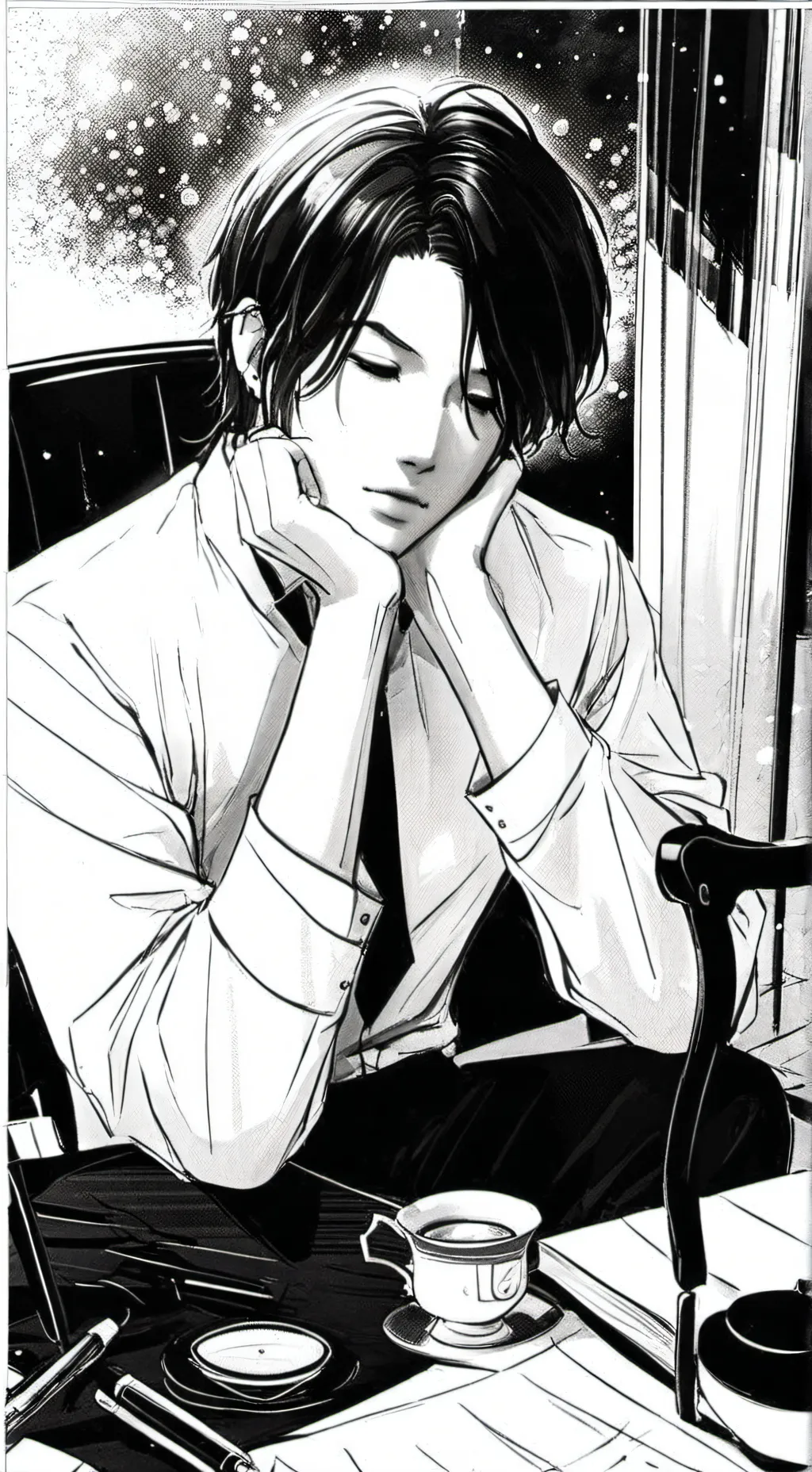 ai character: Selvin  background