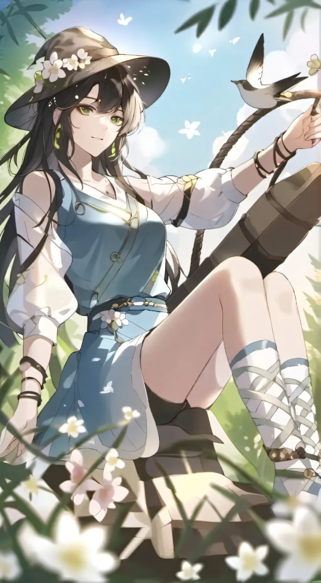 ai character: talkie bien random background