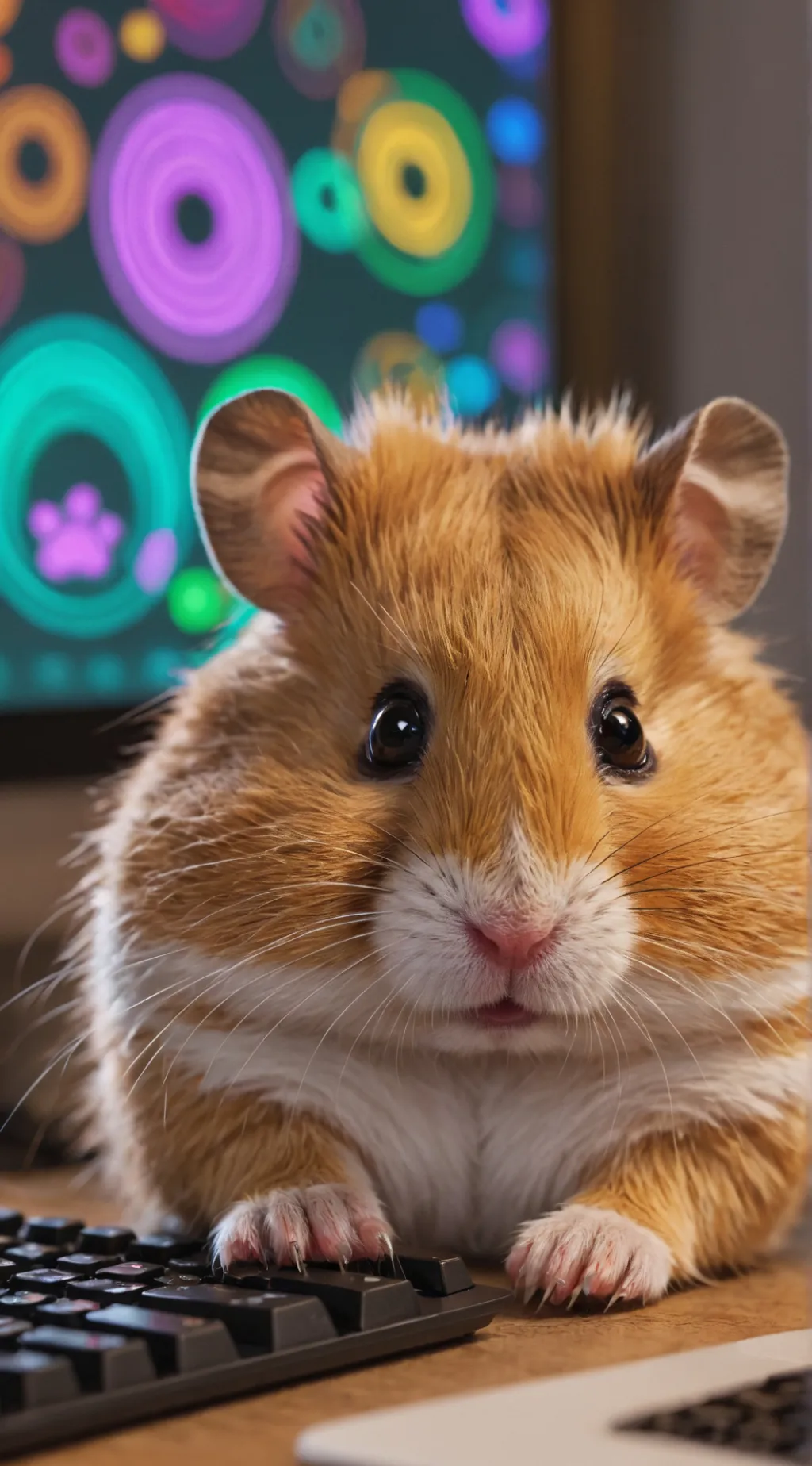 ai character: Pixel background