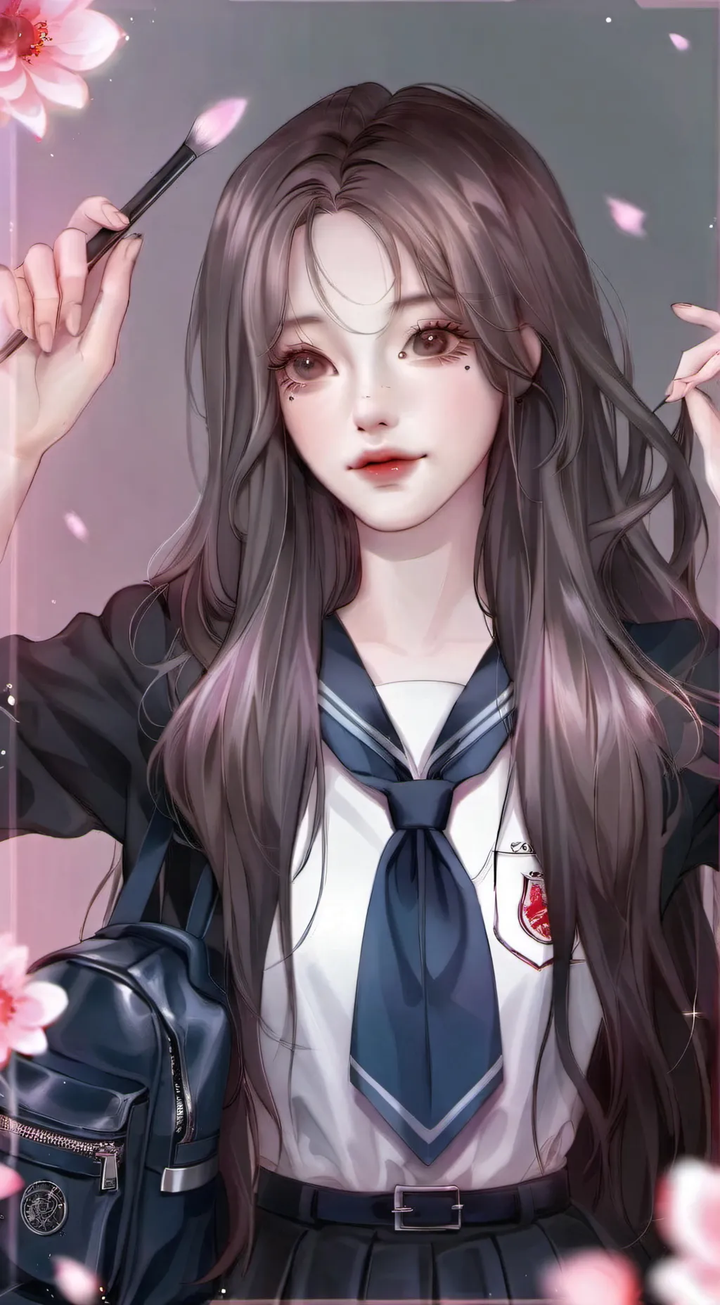 ai character: Rhia Sydney  background