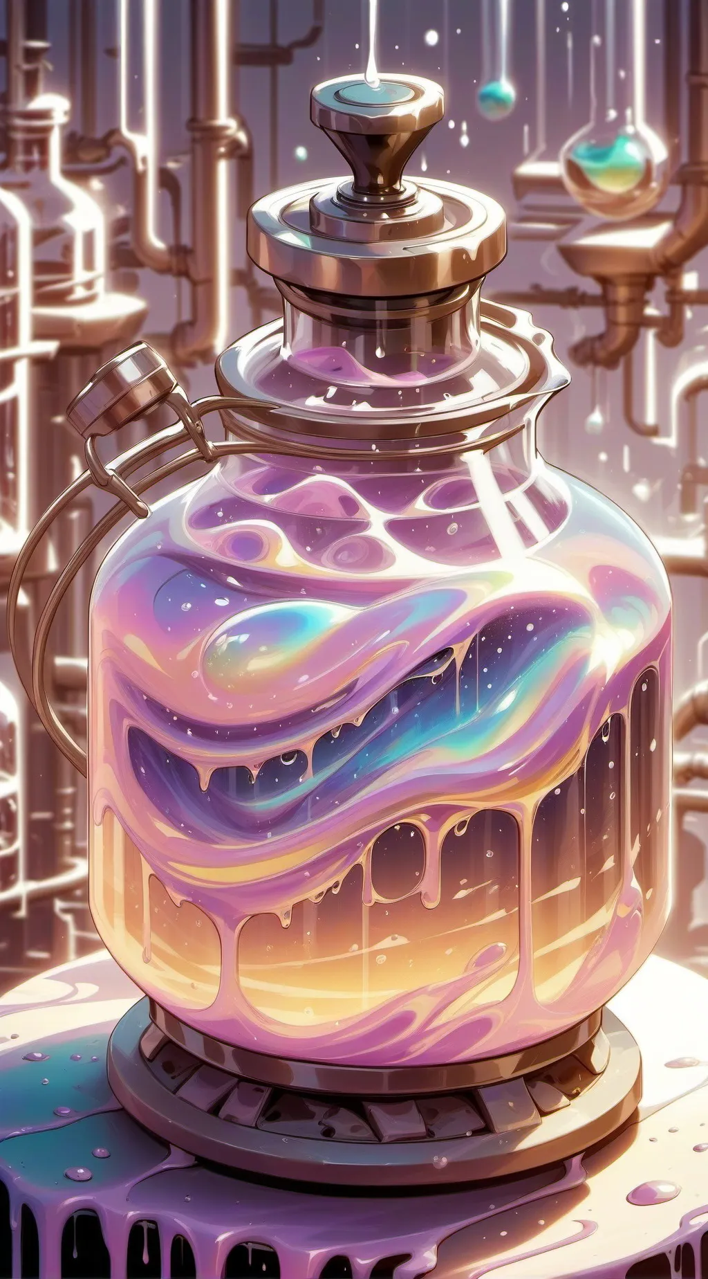 ai character: lab background