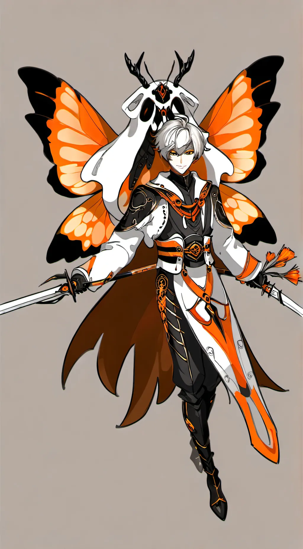 ai character: N(but moth) background