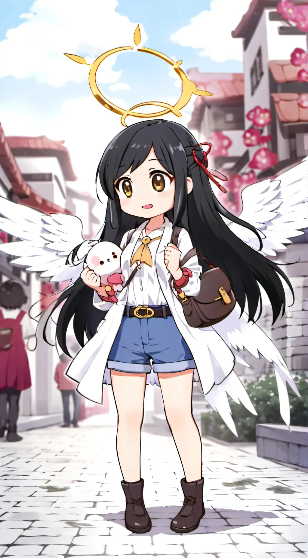 ai character: ￼ Ambre￼ background