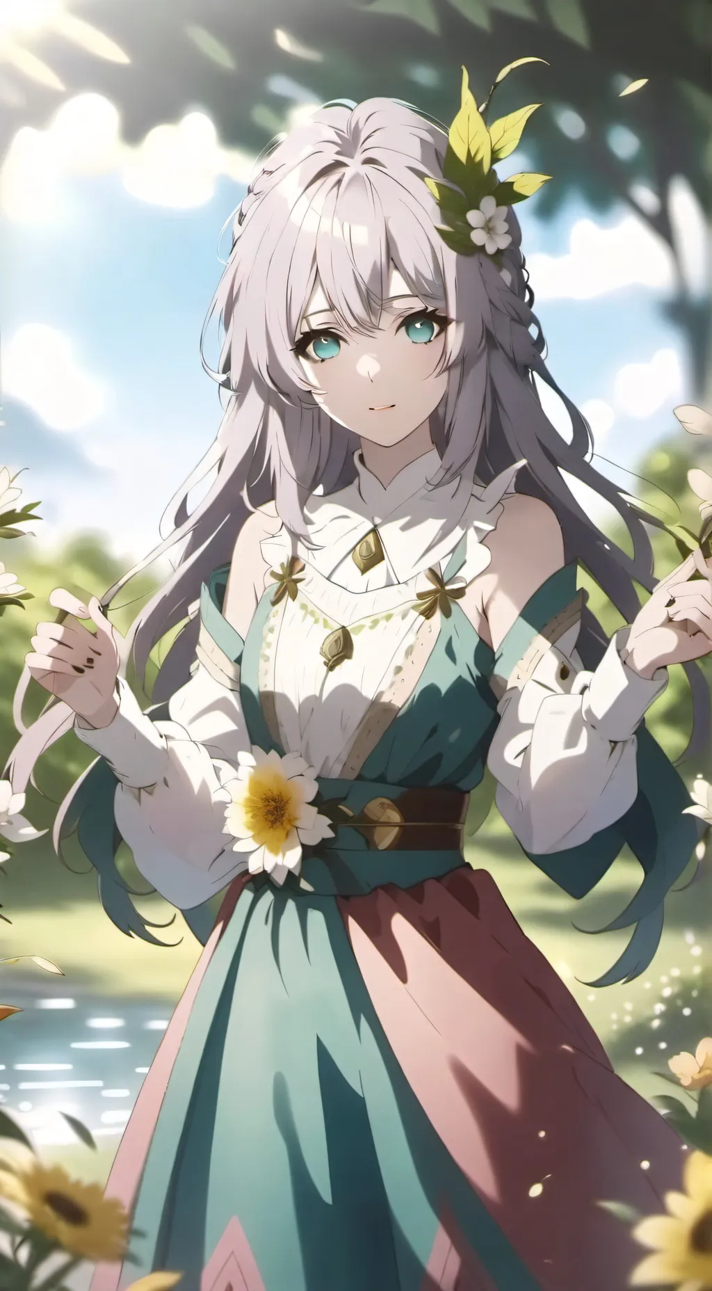 ai character: Nathalie  background