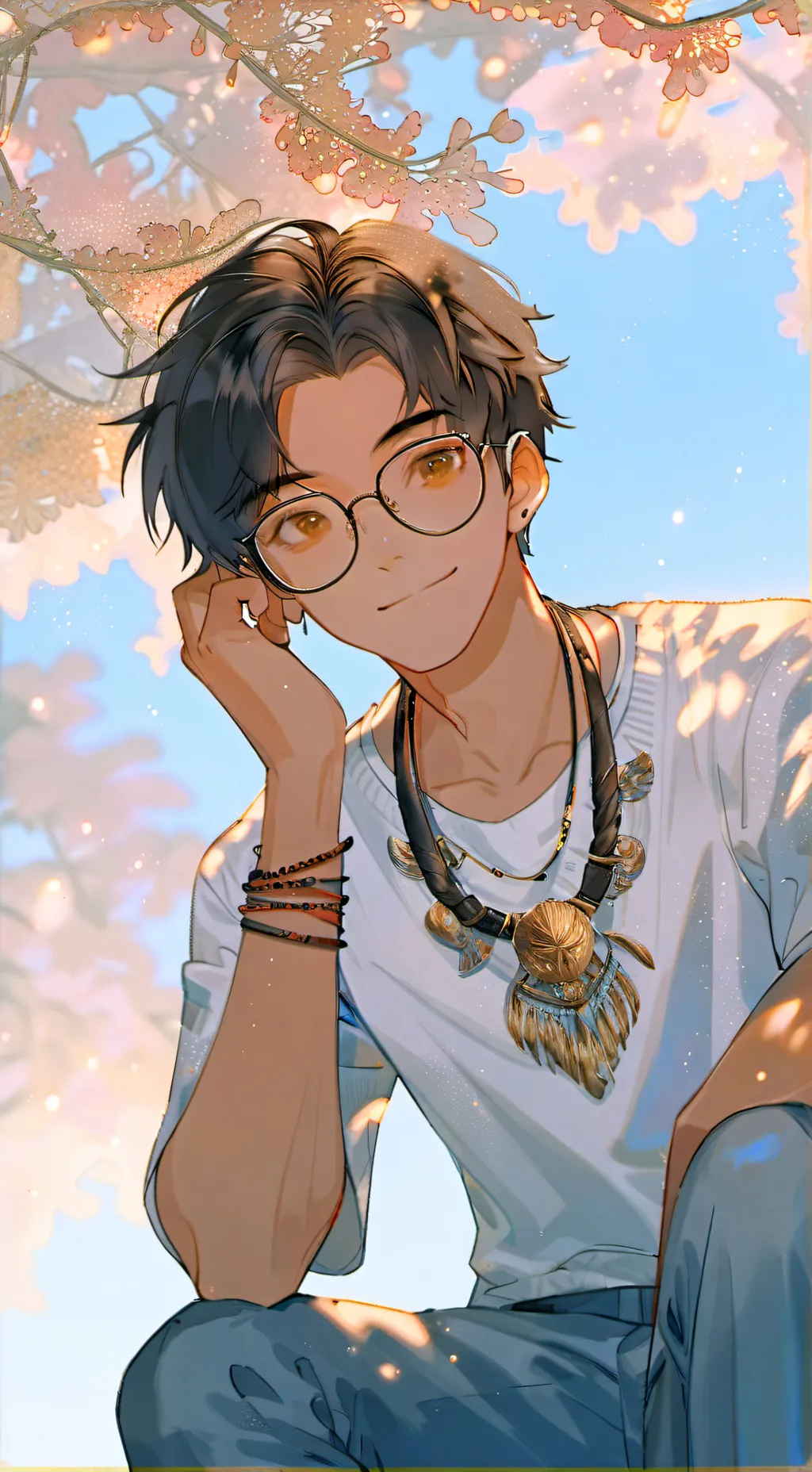 ai character: AJ (Alex James)  background