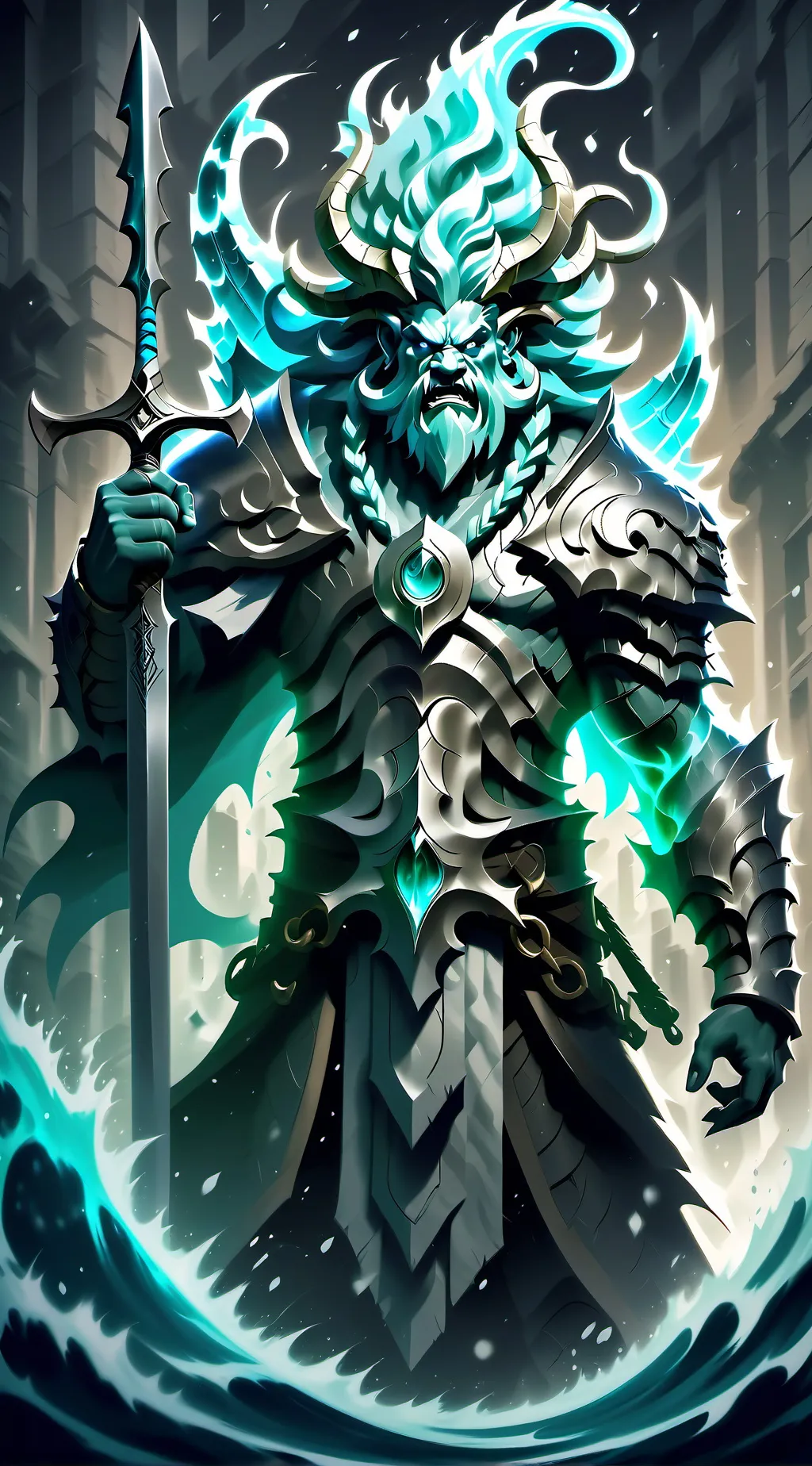 ai character: Poisedon background