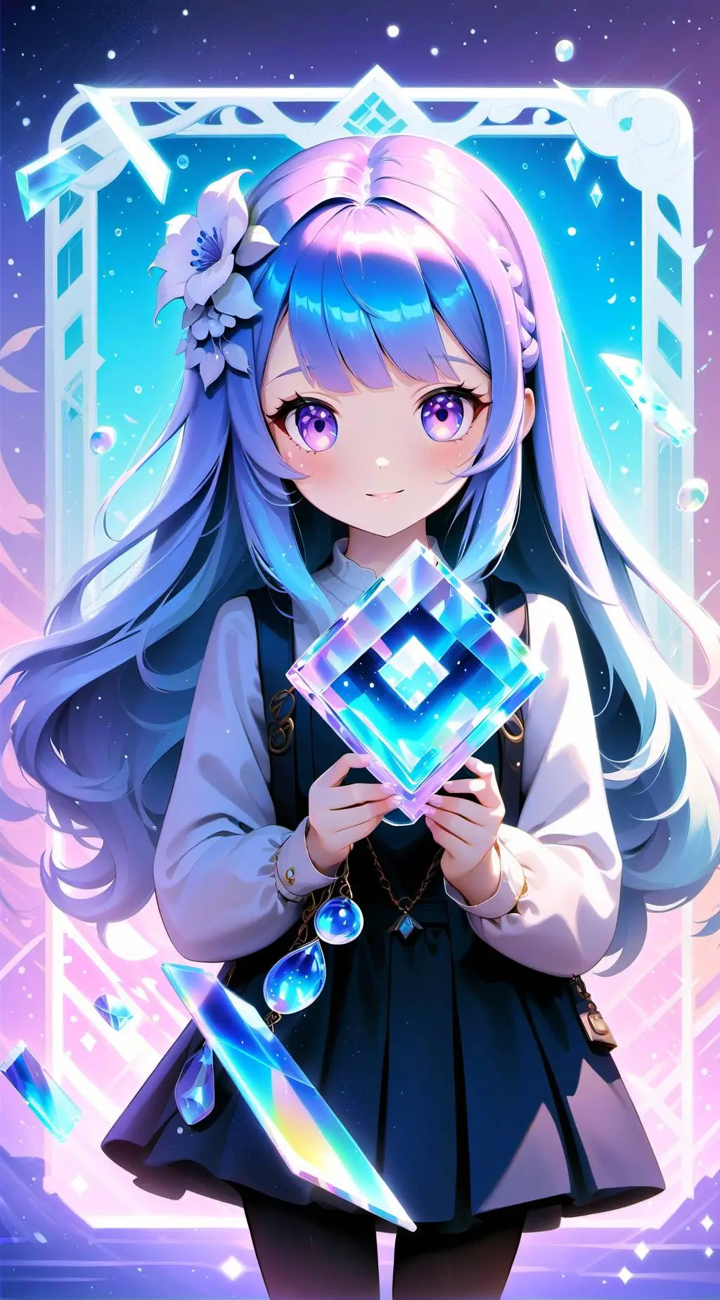 ai character: heart gc background