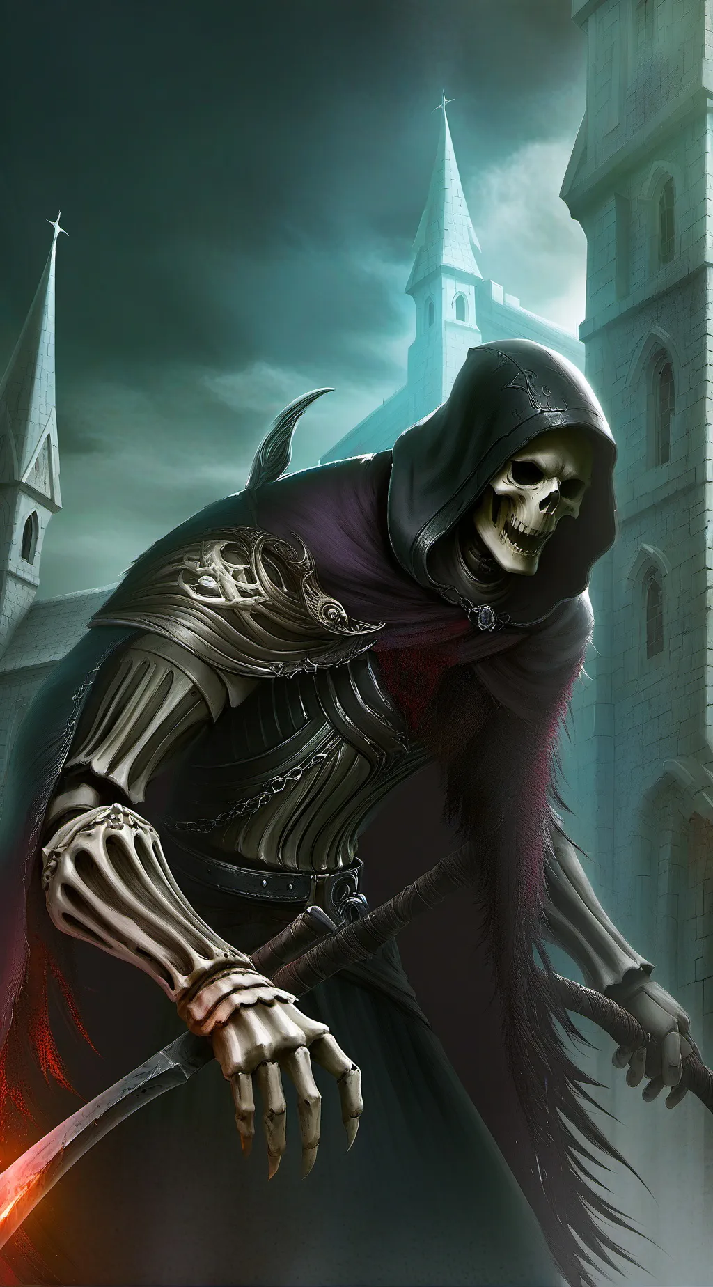 ai character: death background