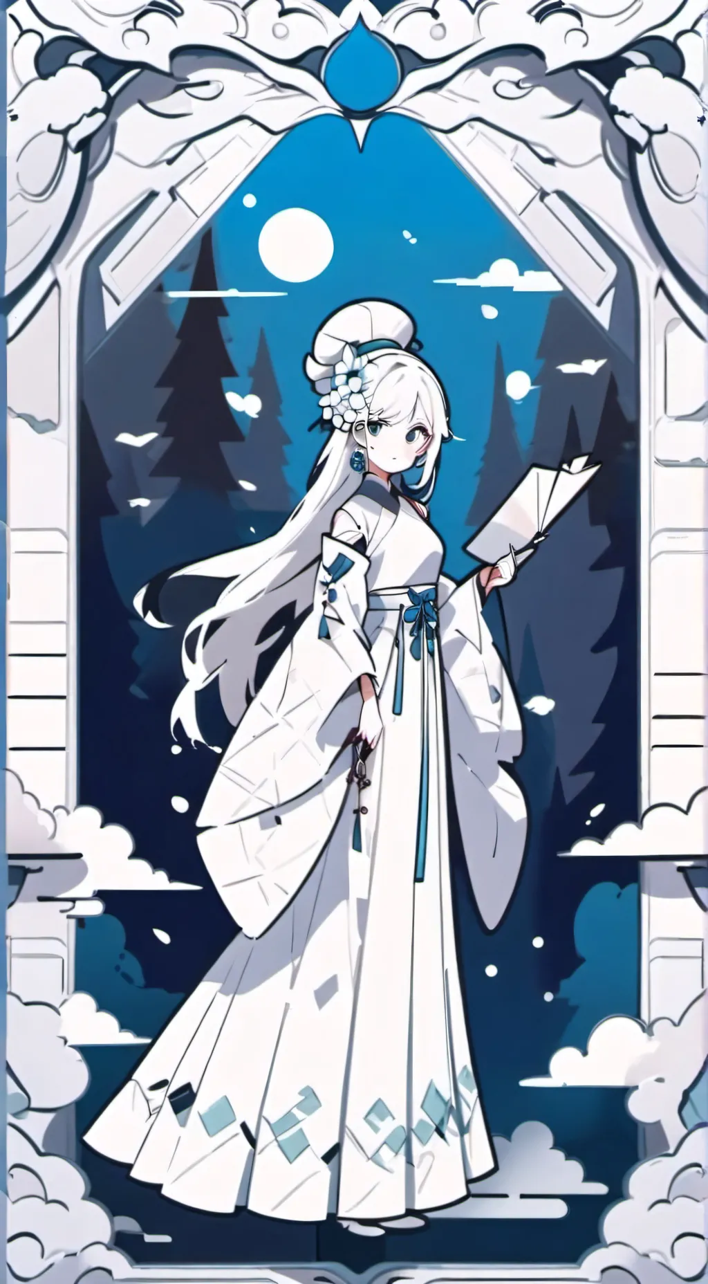 ai character: Cutie  background