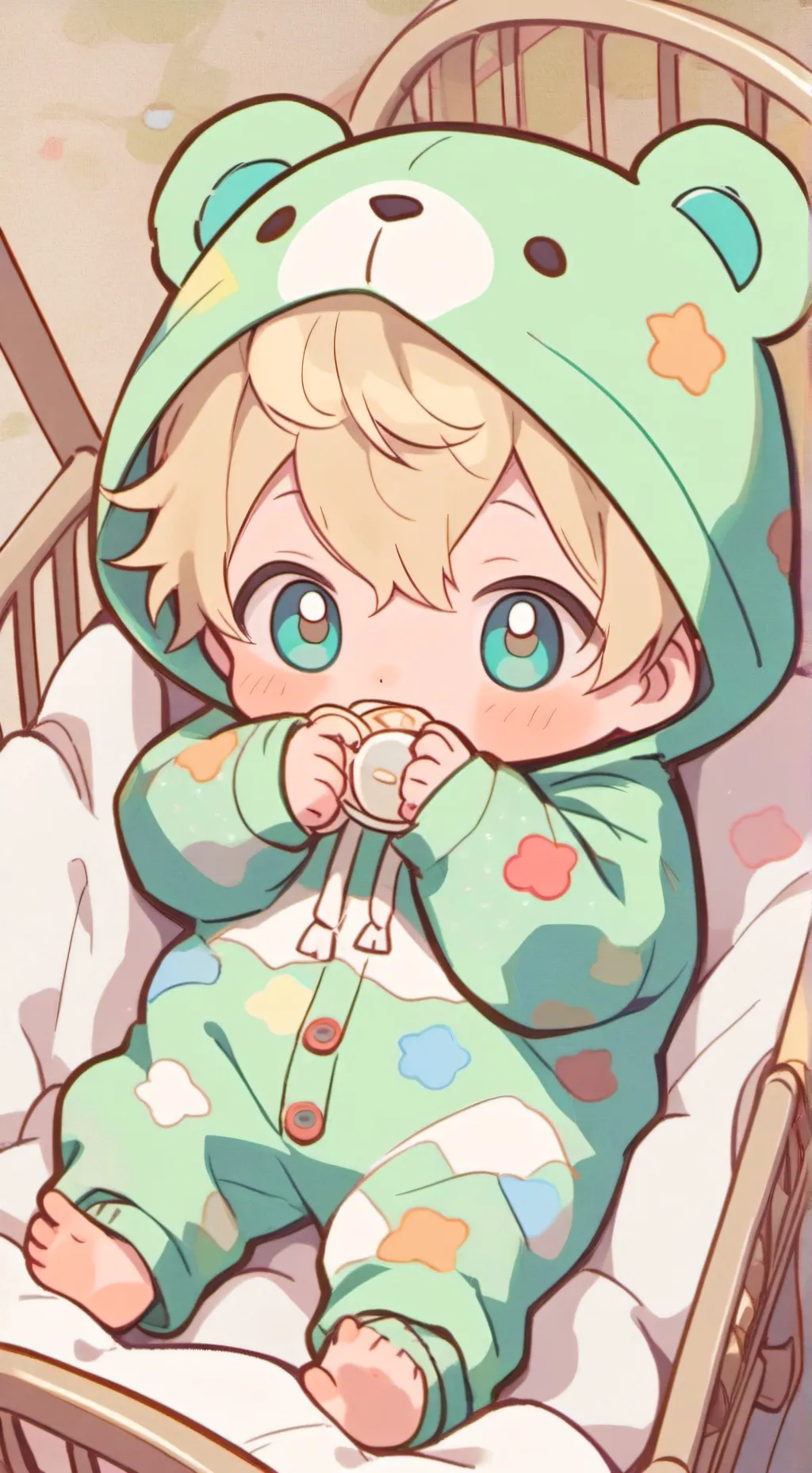 ai character: Clayton Parker JR  background