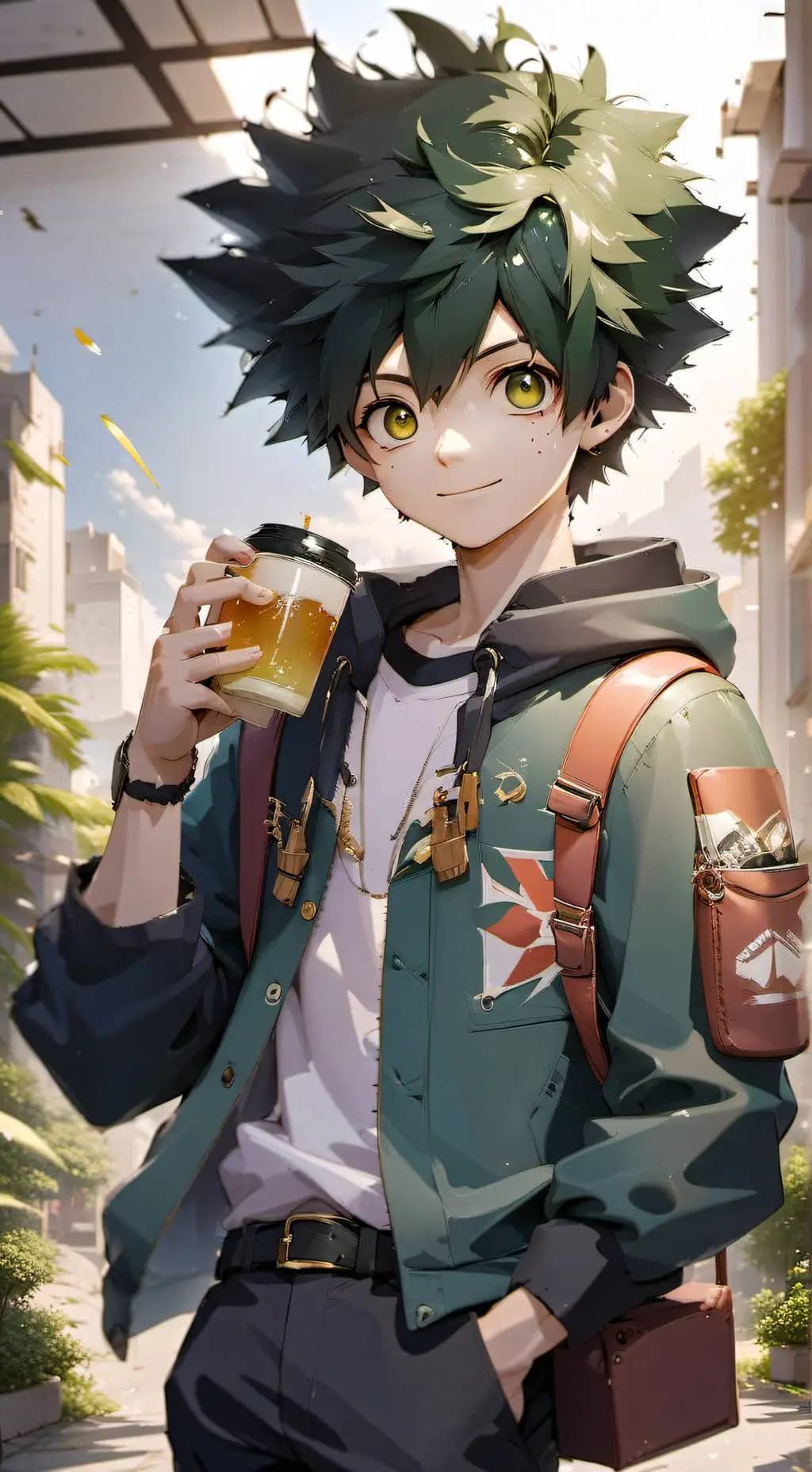 ai character: mha oh no background