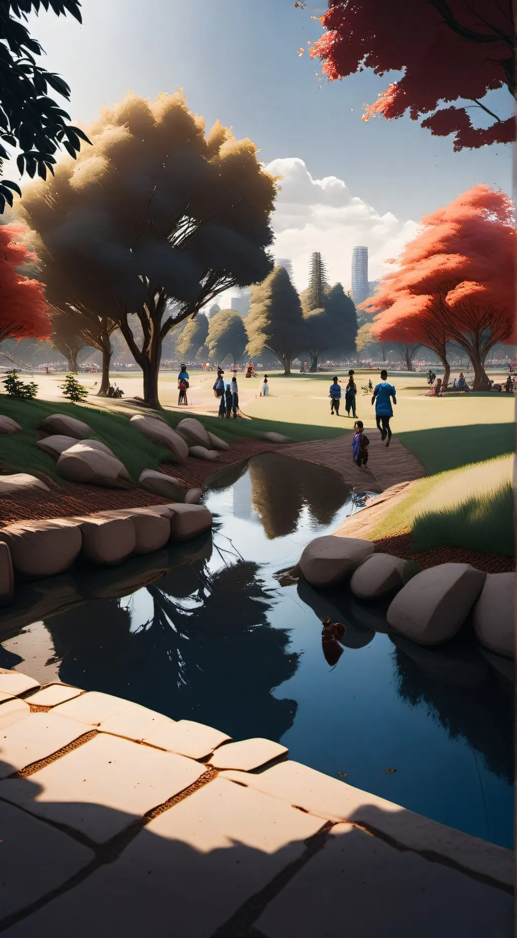 ai character: Indigo Park background