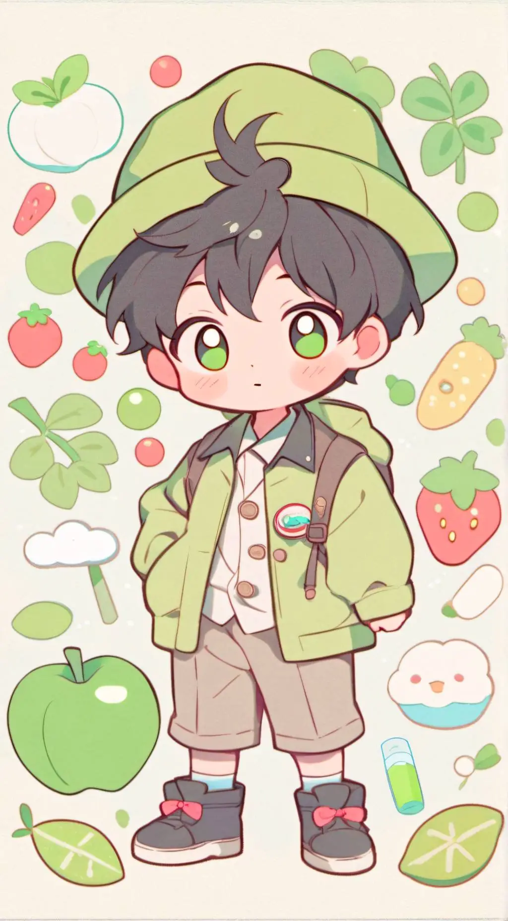 ai character: Taehyun  background