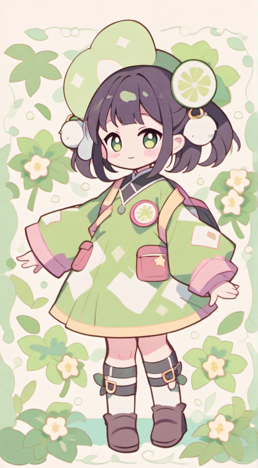 ai character: kny background