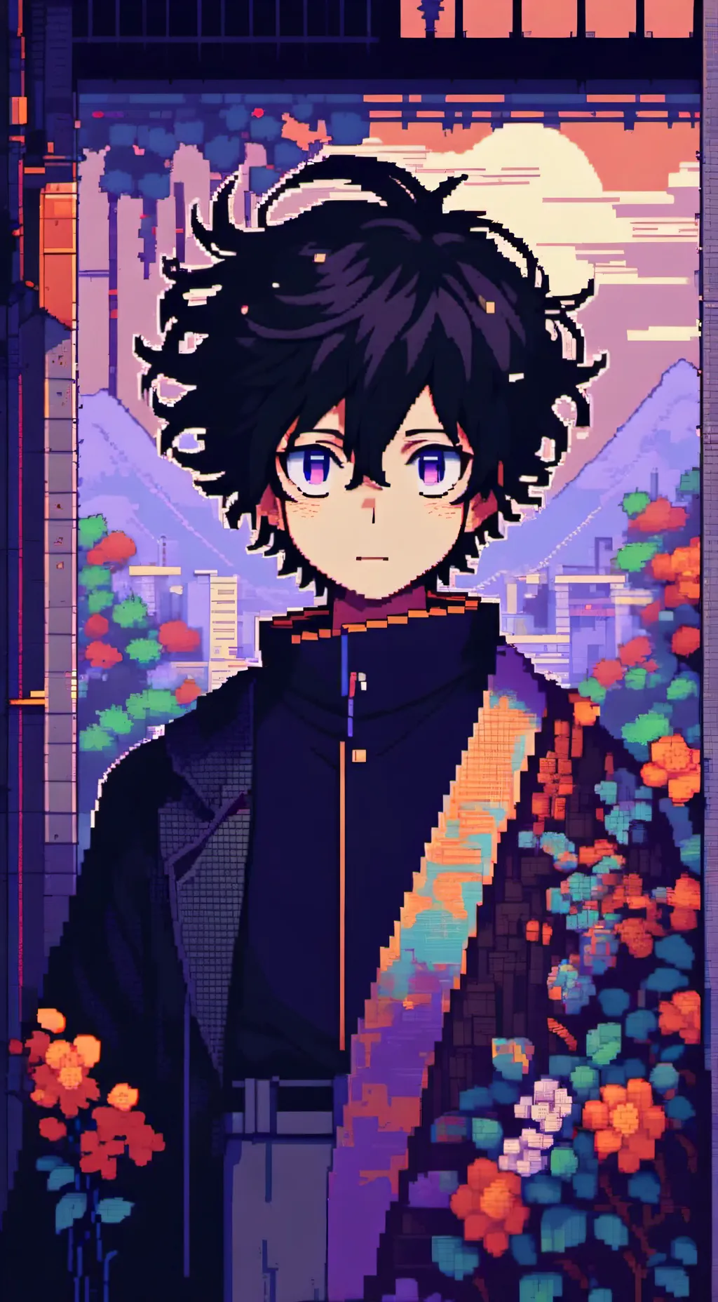 ai character: MH a guardian soul background