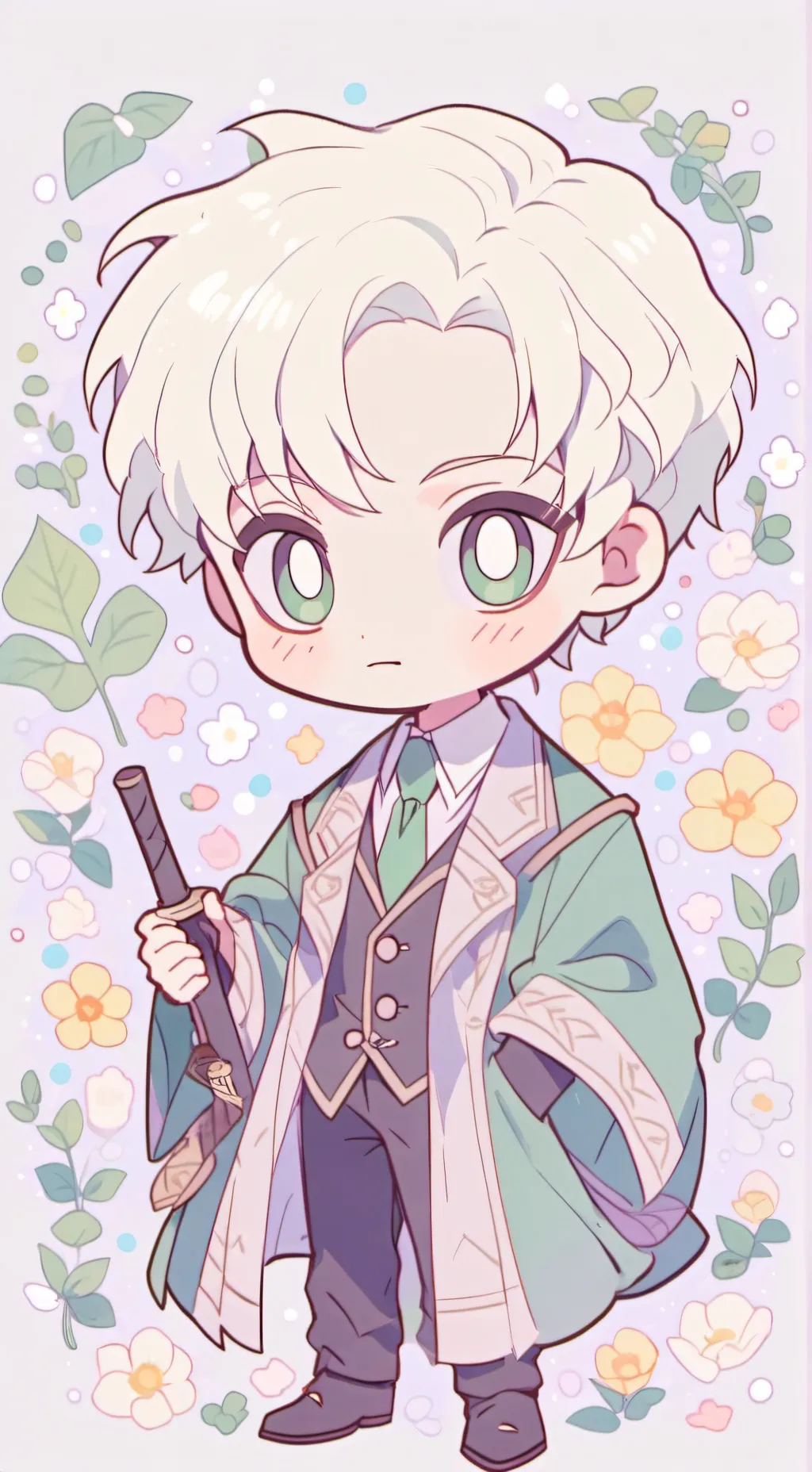 ai character: Draco Malfoy  background