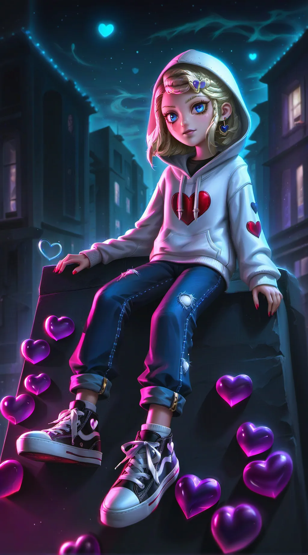 ai character: Holyday park visit background