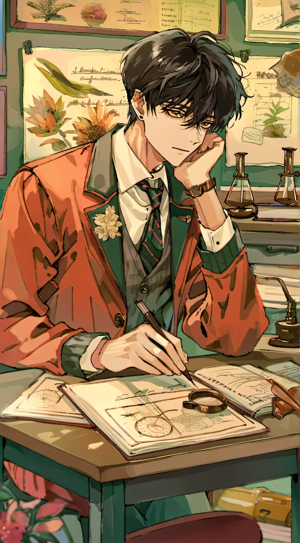 ai character: ∆Yamari Kurohasi∆ background