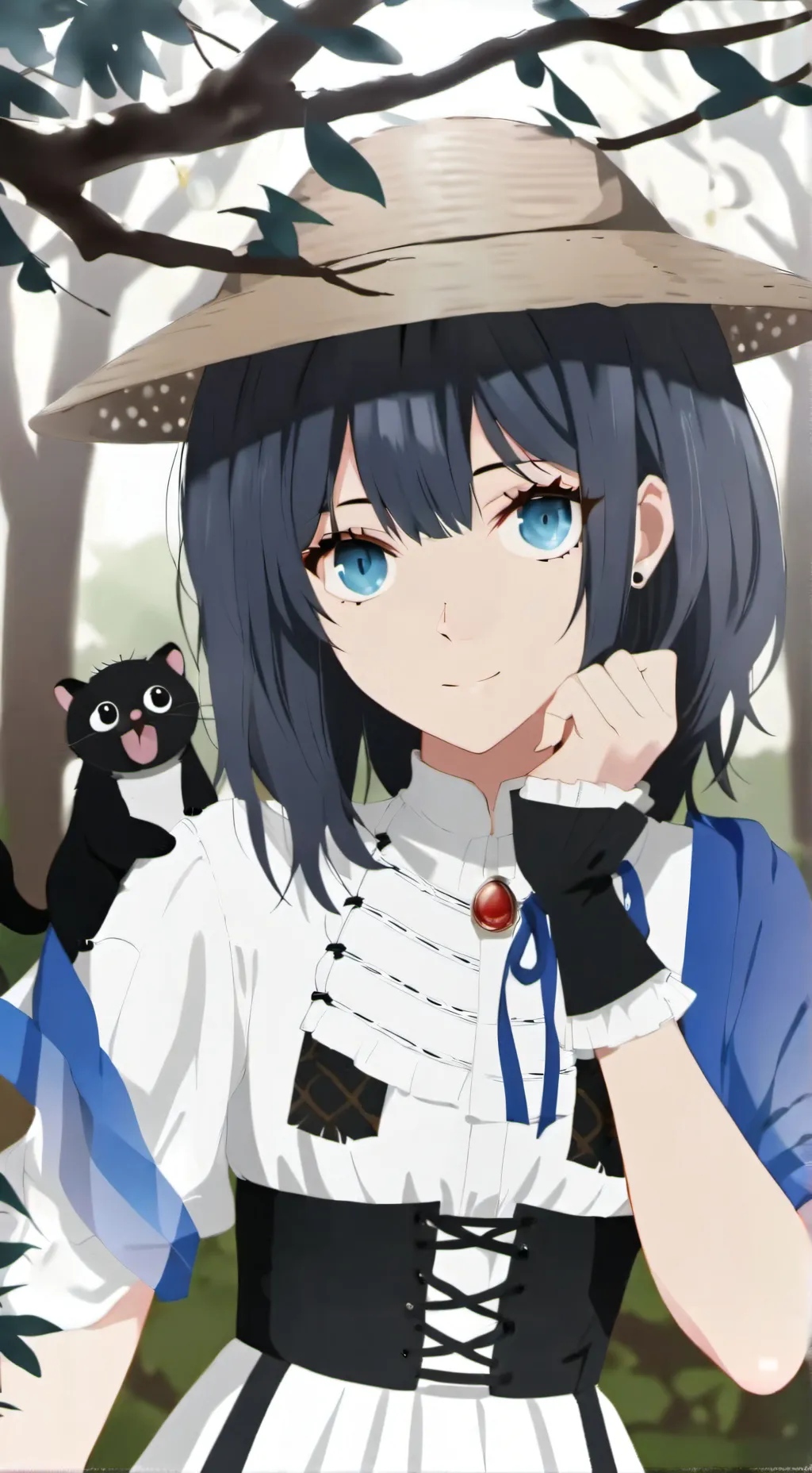 ai character: Luna 🌒 background