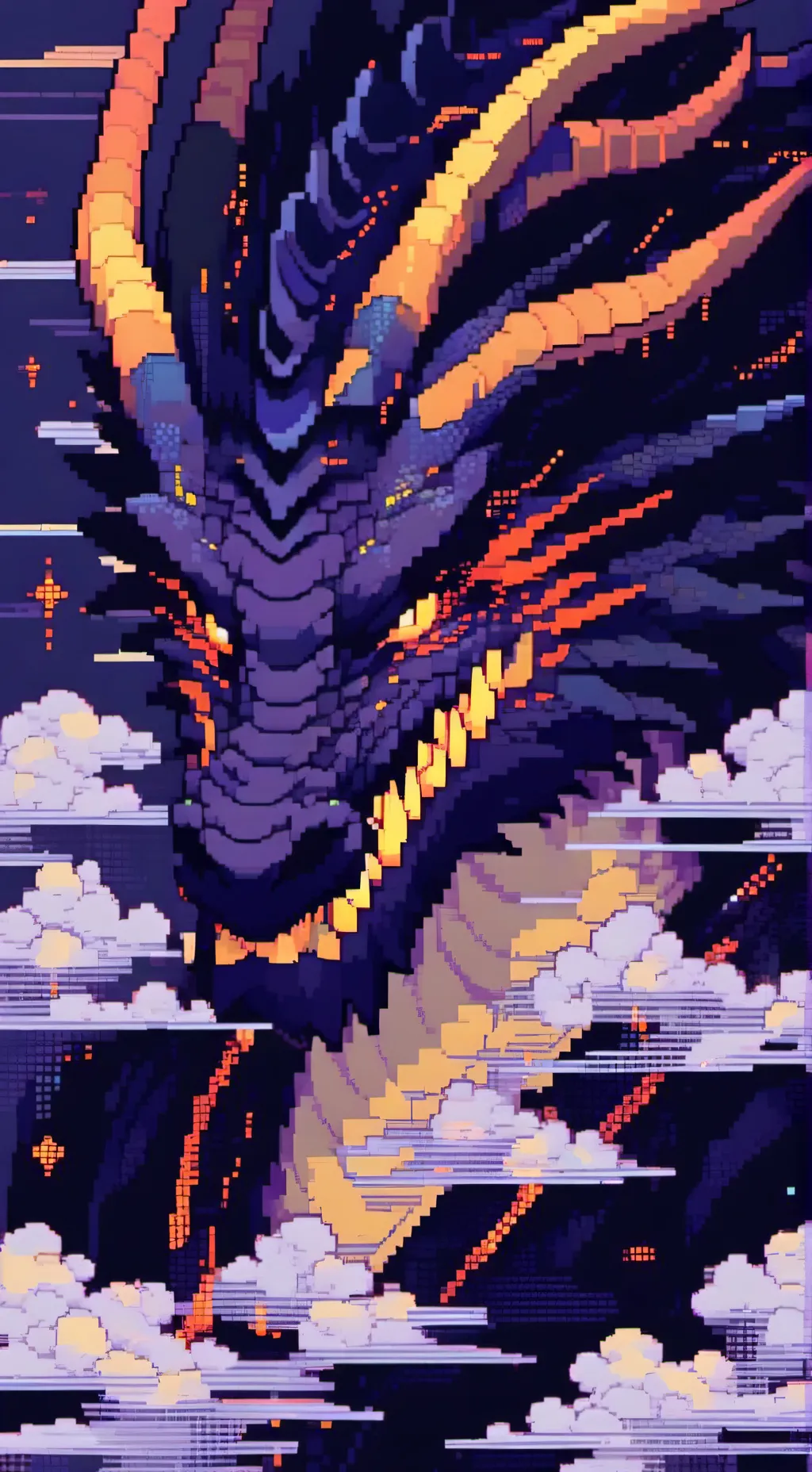 ai character: black dragon  background