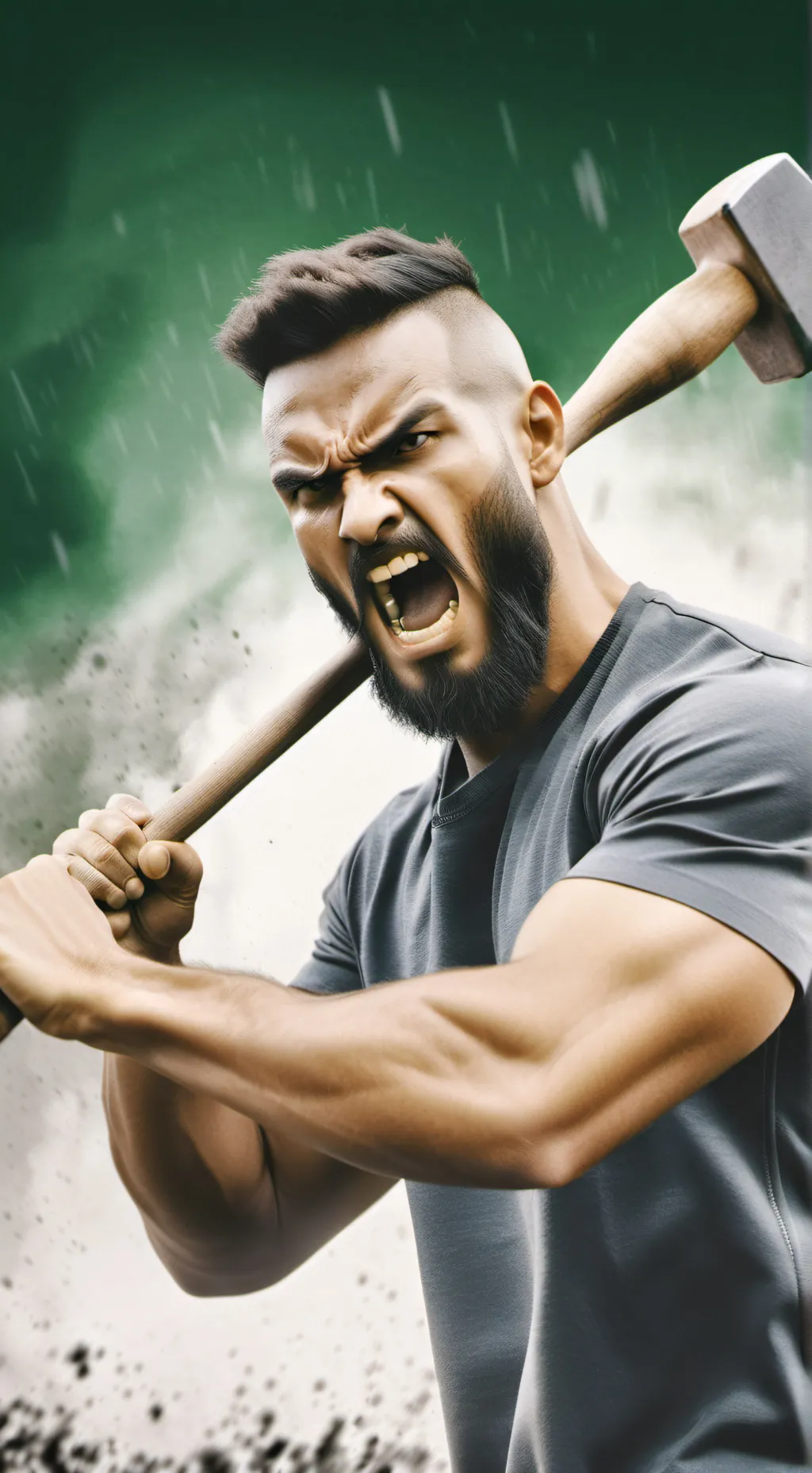 ai character: Angry man background