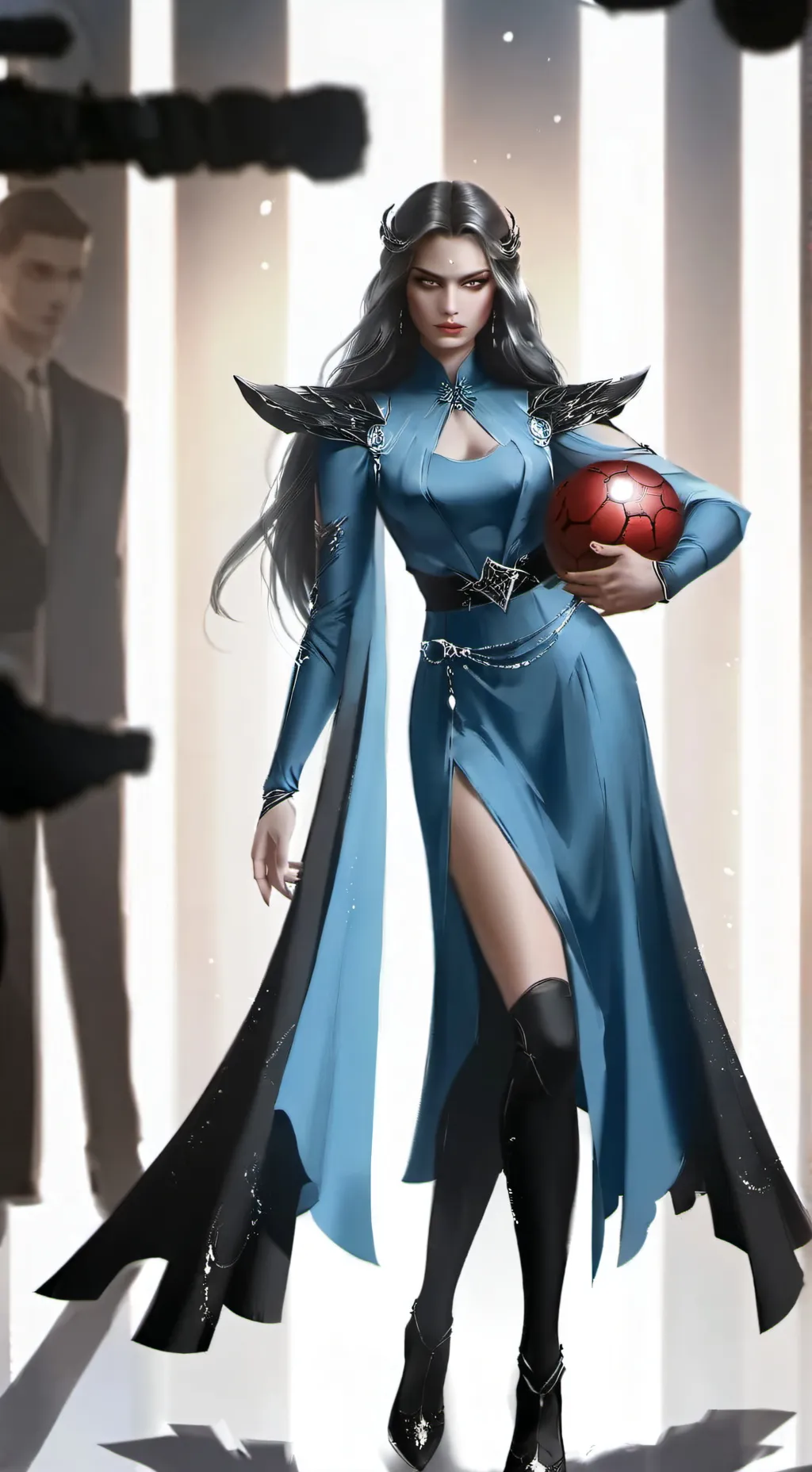 ai character: Star background