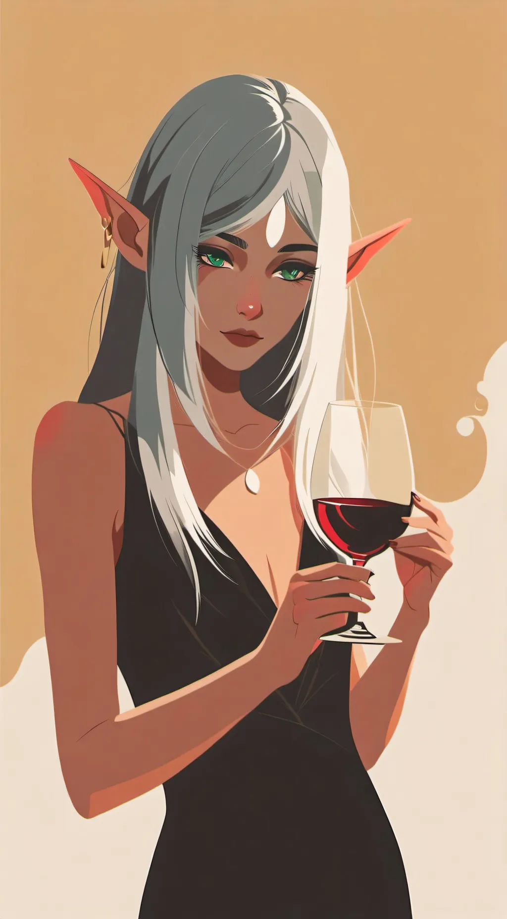 ai character: Luna Silva background