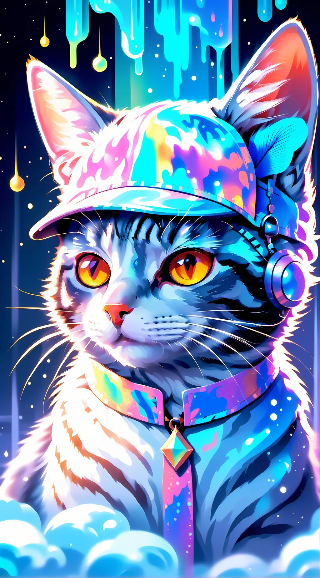 ai character: cat background