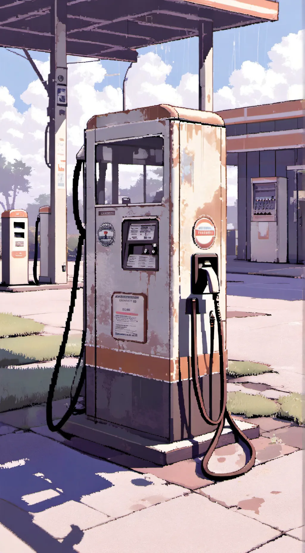 ai character: Mha Road Trip background