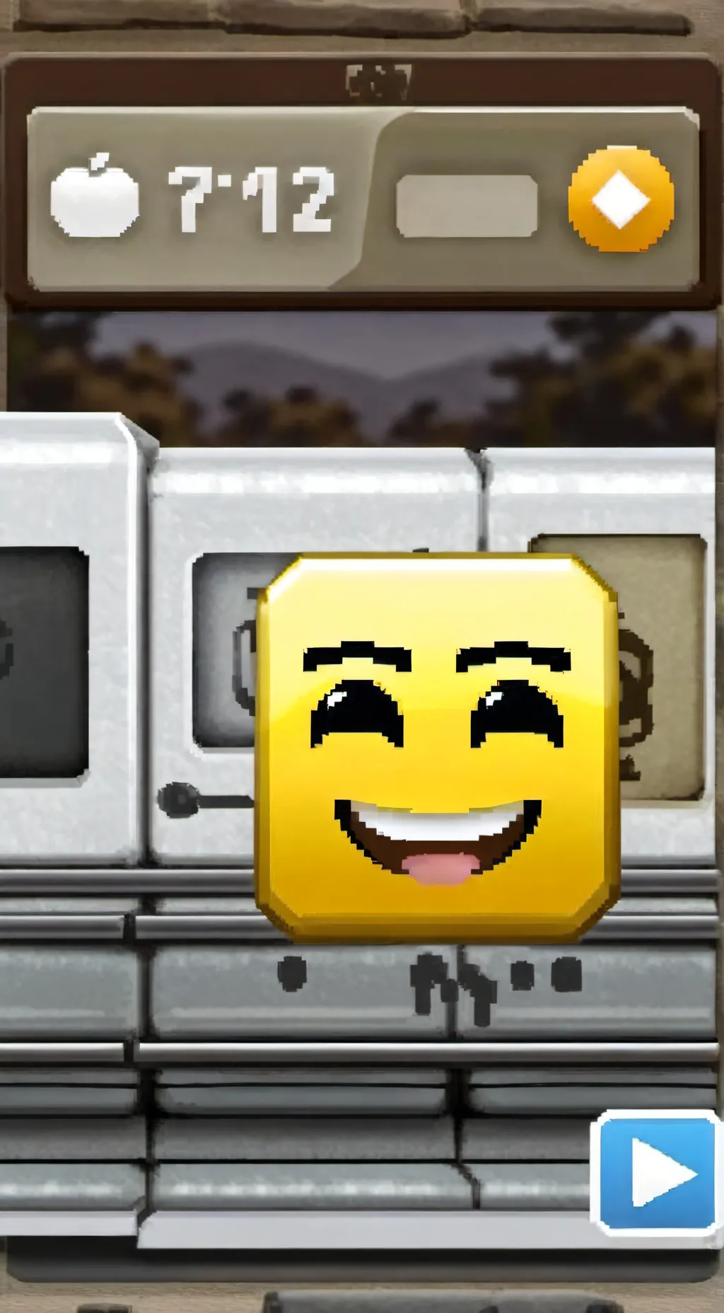 ai character: emoji background