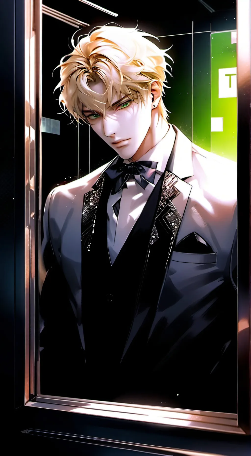 ai character: Blond-Eyed Rival background