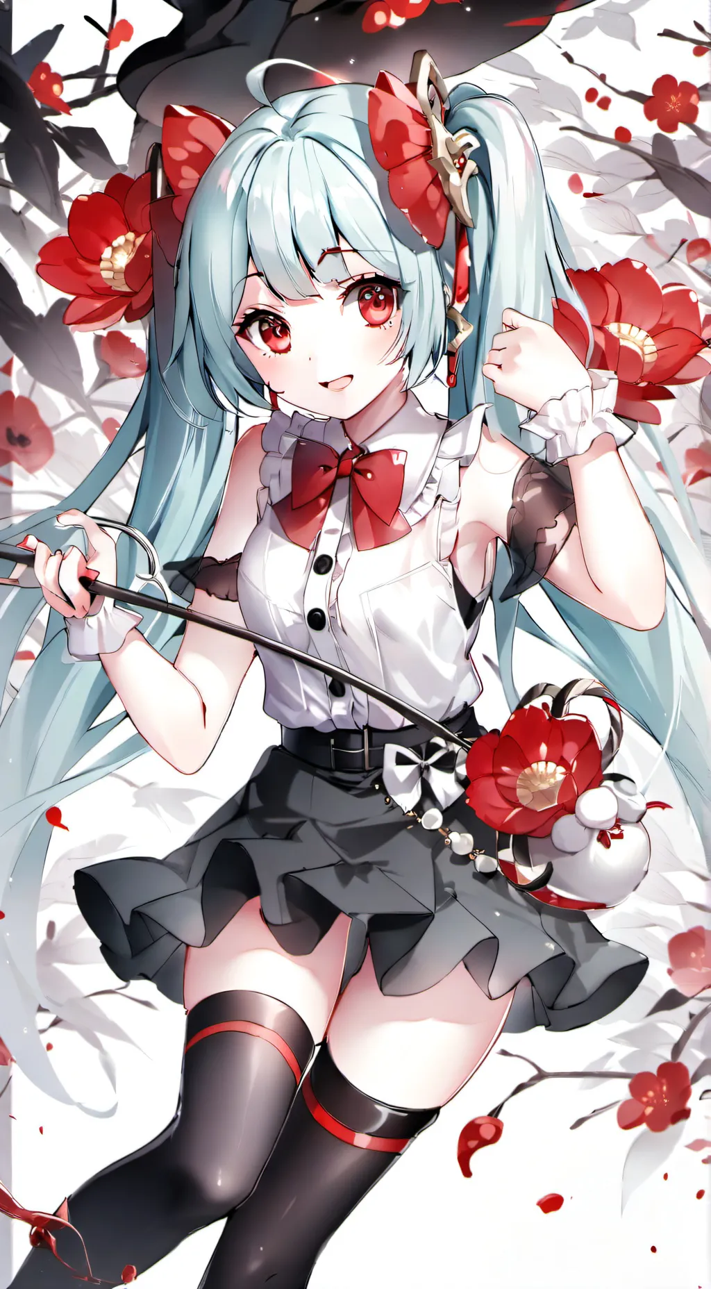 ai character: Miku background