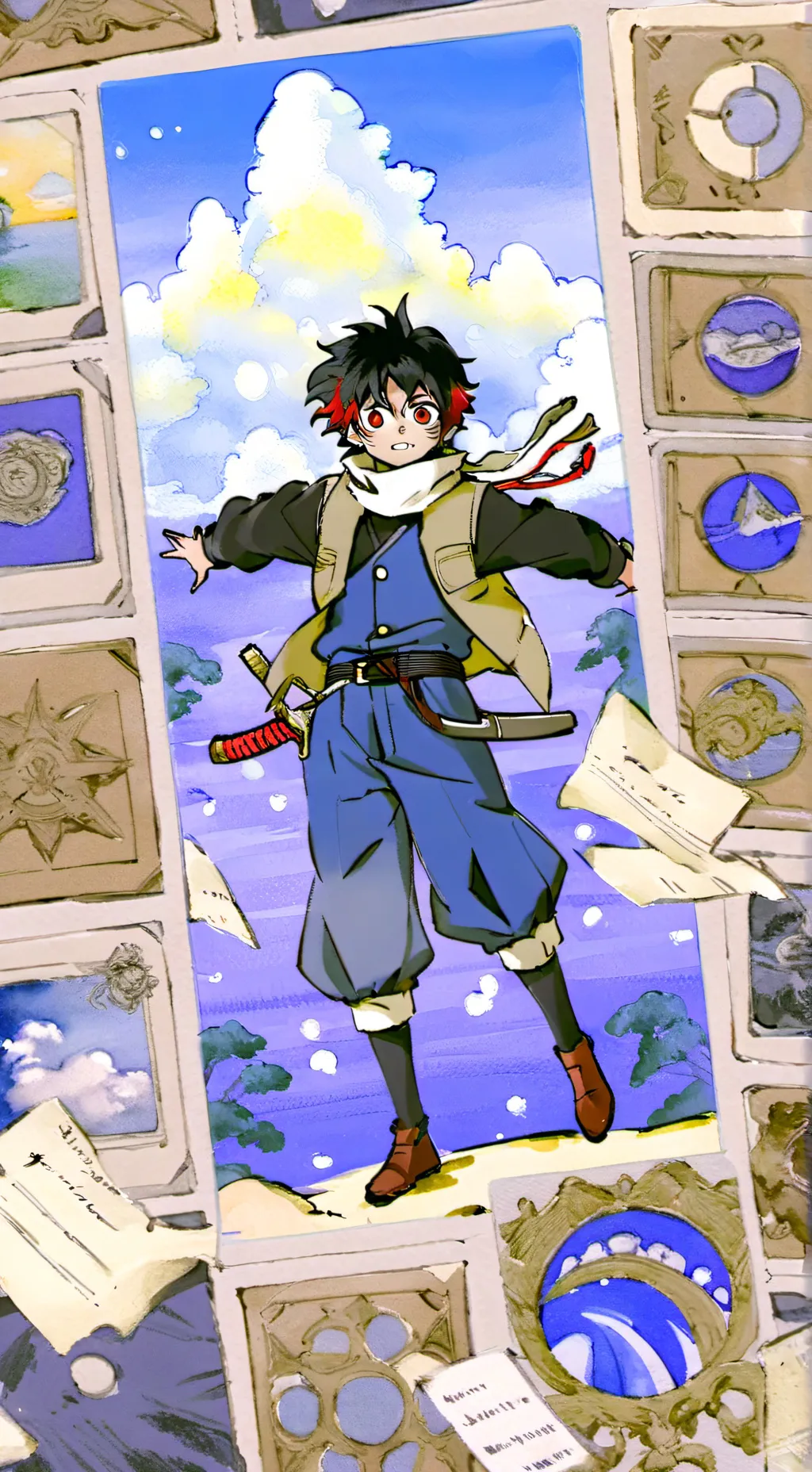 ai character: mha background