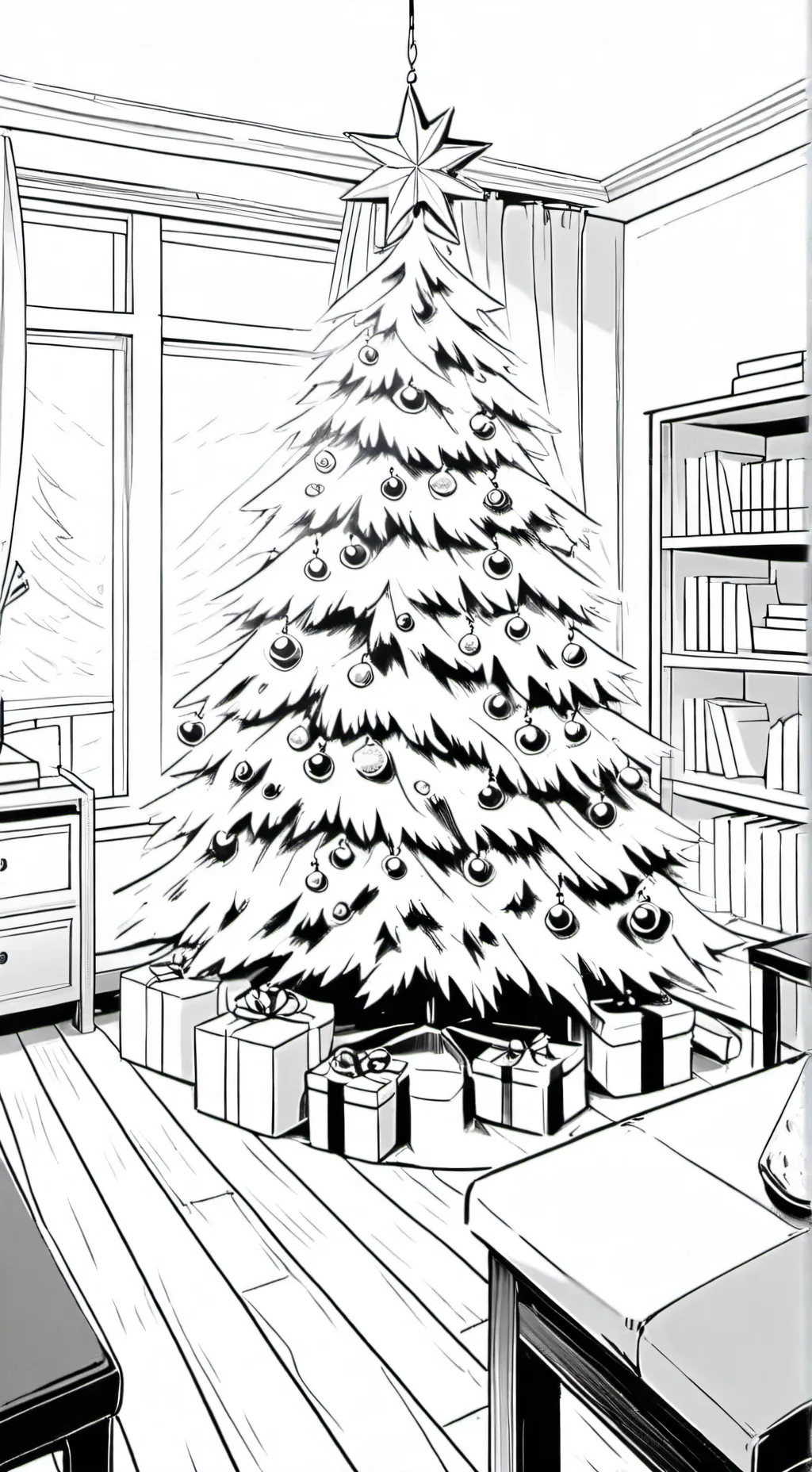 ai character: MHA Christmas! background