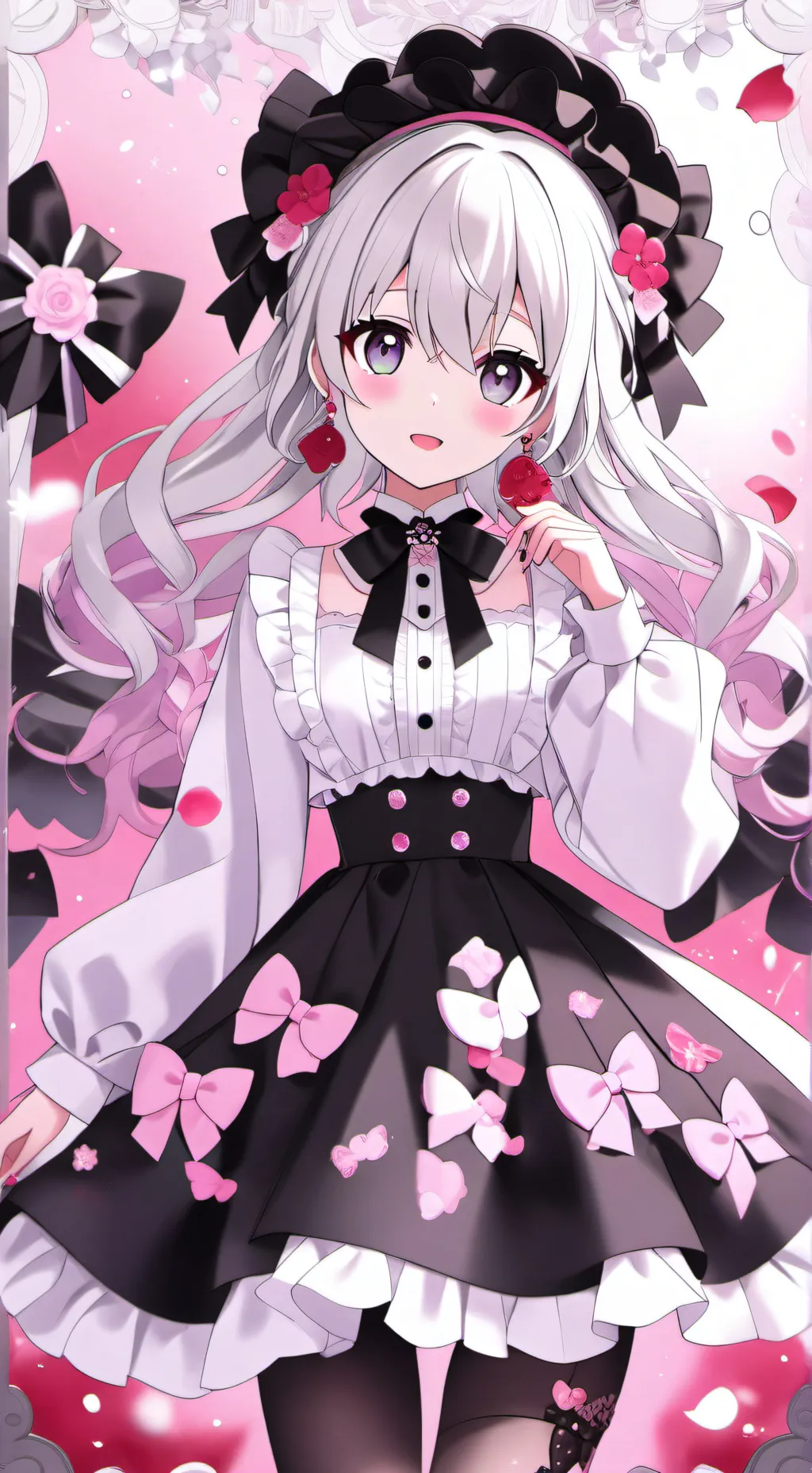 ai character: Aurora background