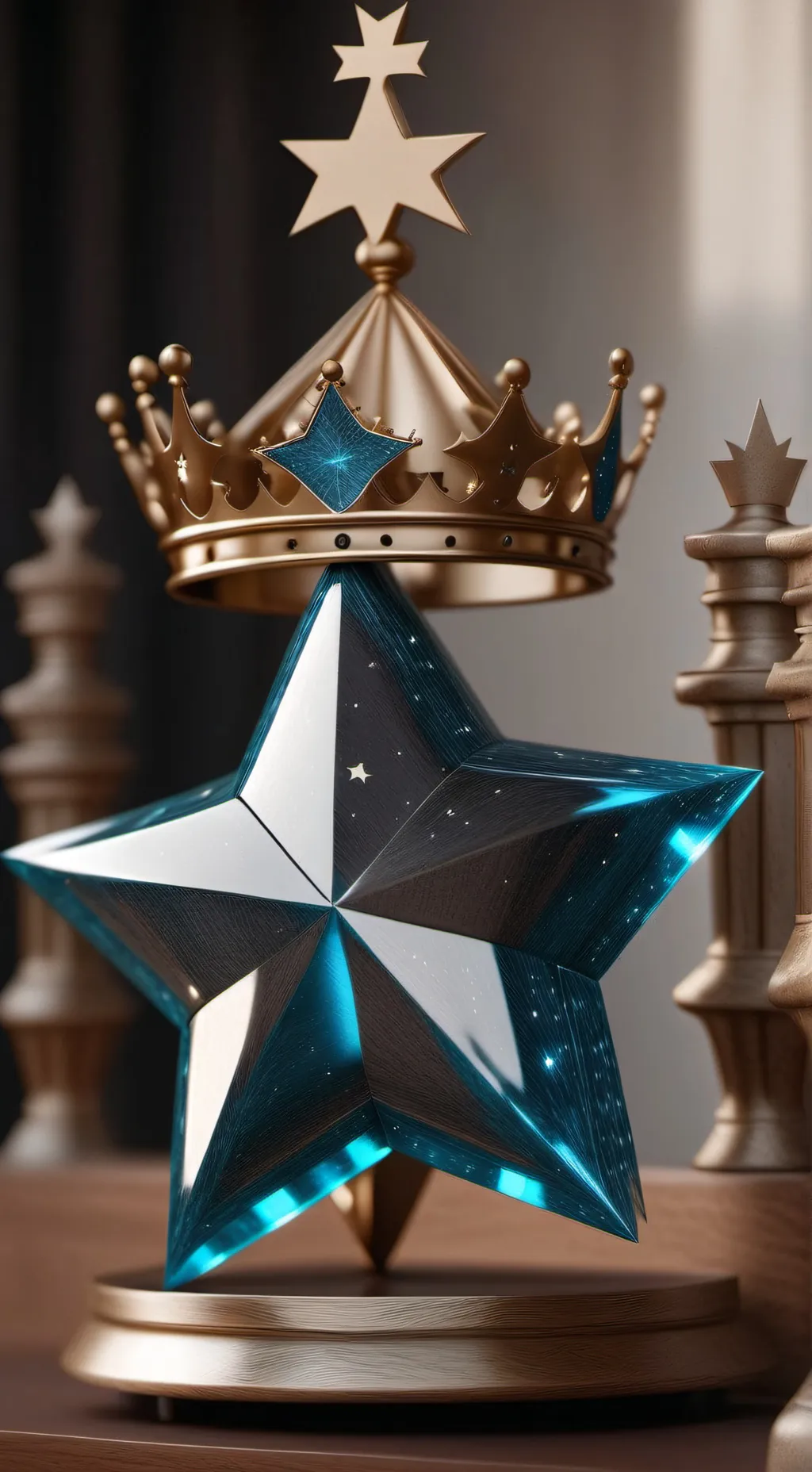 ai character: King star ￼ background