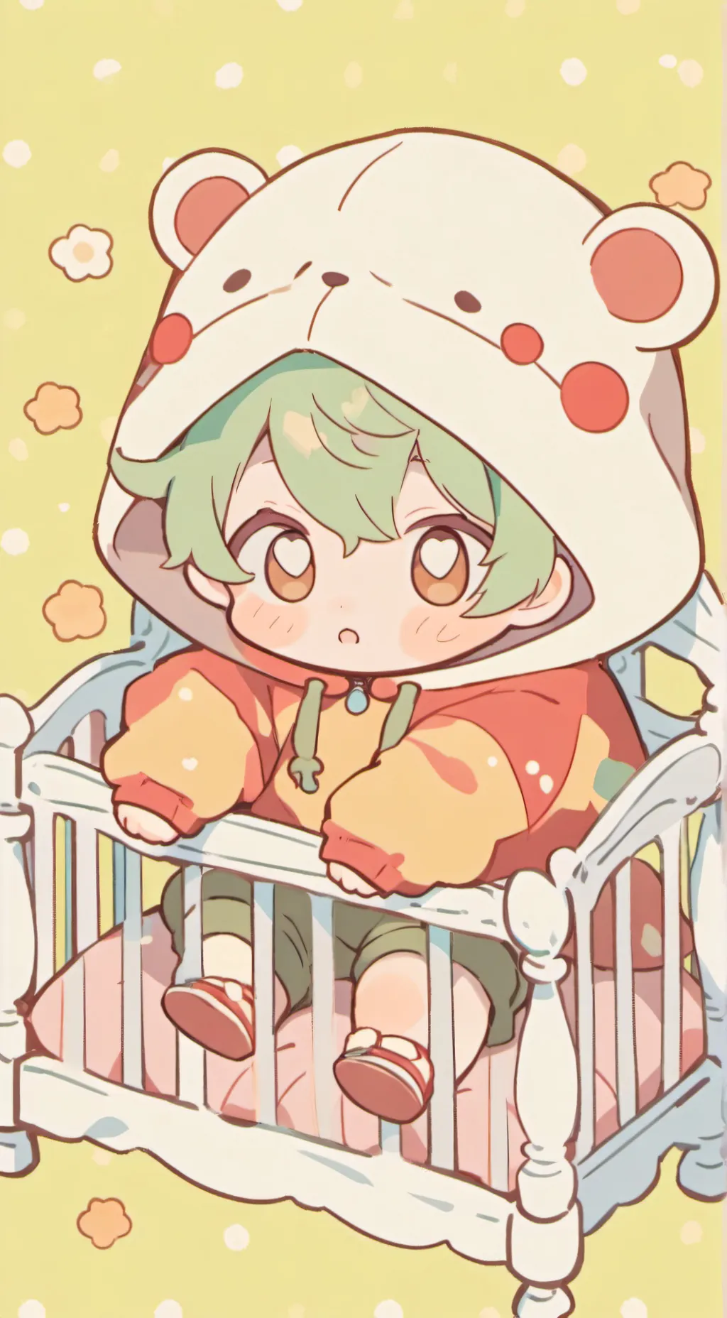 ai character: Baby Deku background