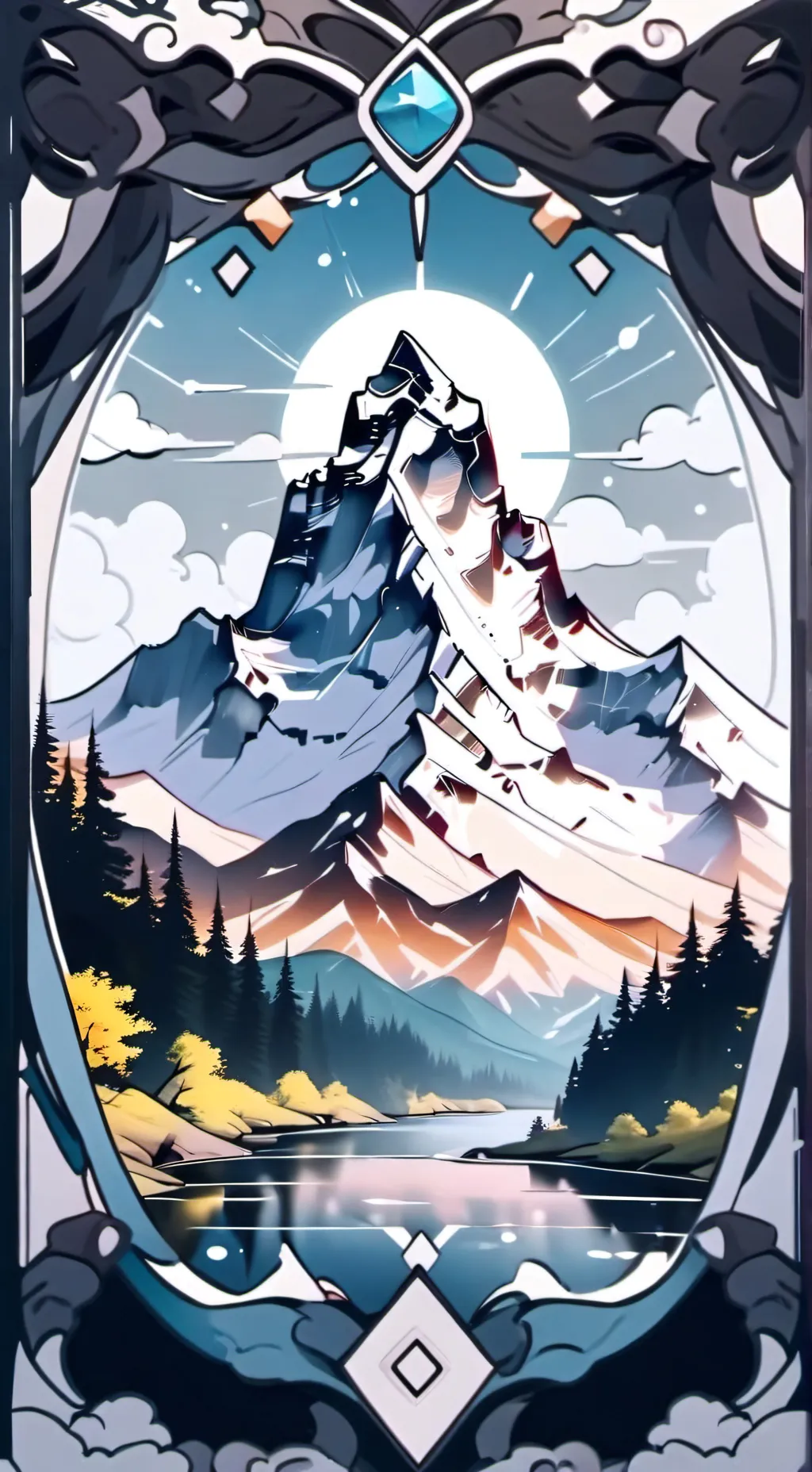 ai character: el monte everset  background