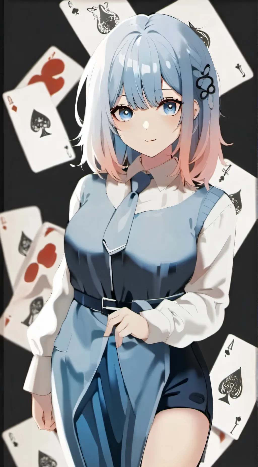 ai character: micu is pregnant background