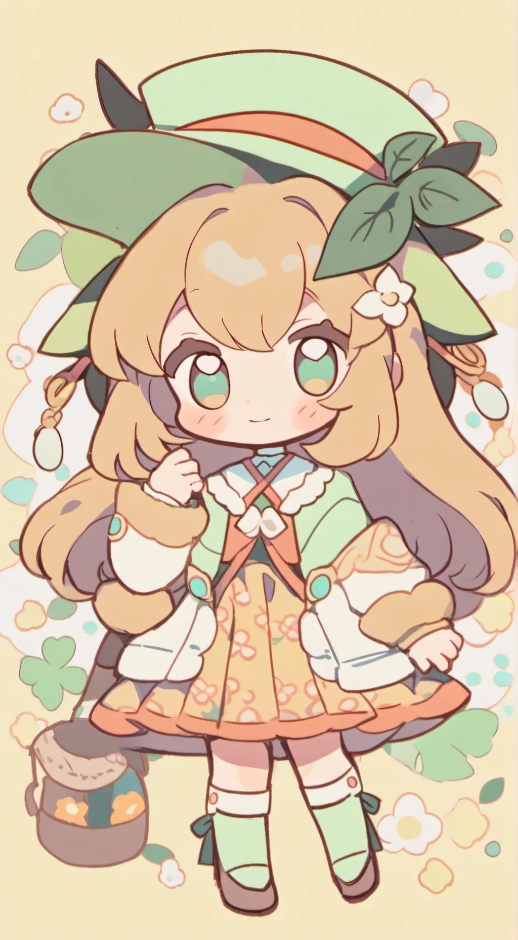 ai character: nina  background