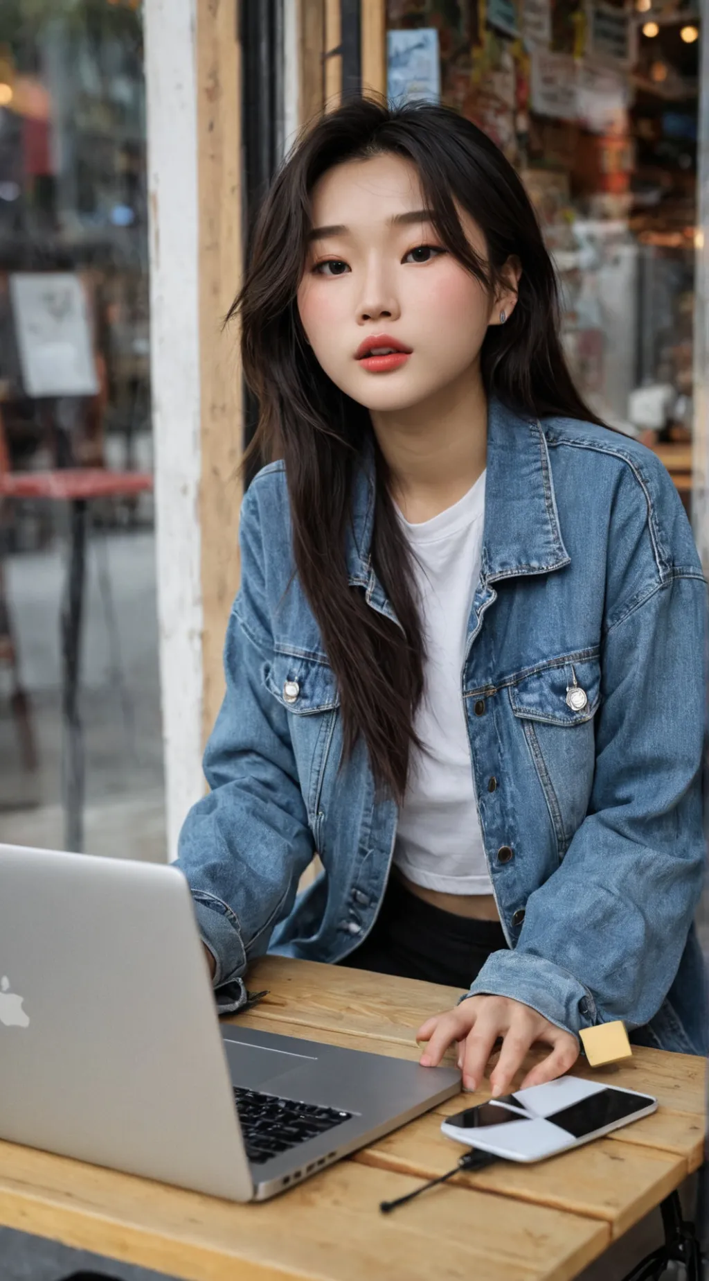 ai character: Lia Saito background