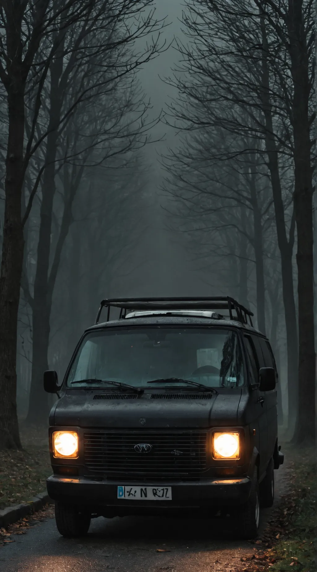 ai character: Black van [remake] background