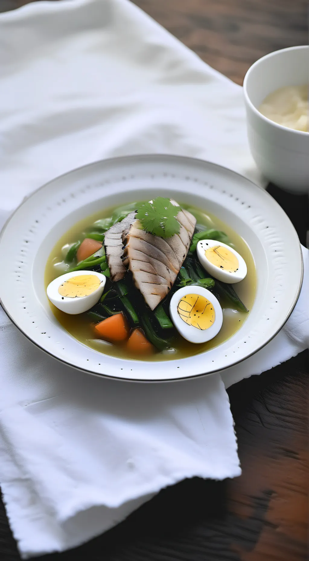 ai character: Comida background