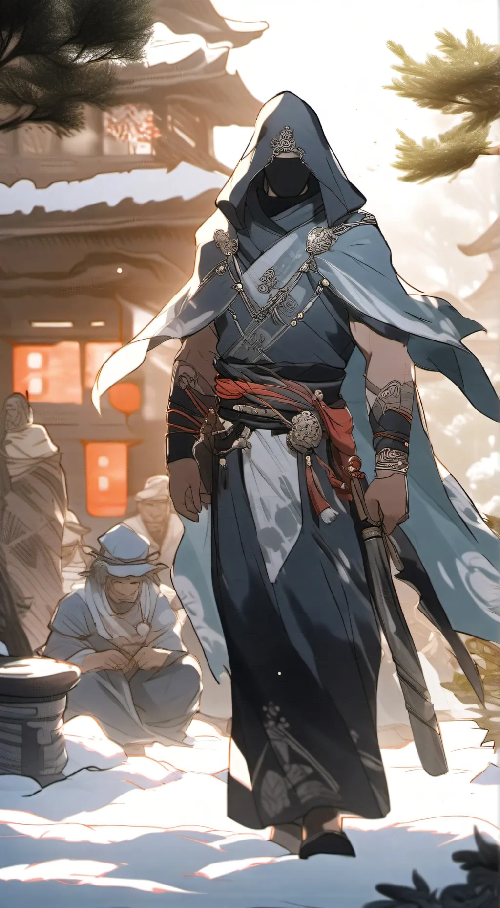 ai character: Mr sun  background